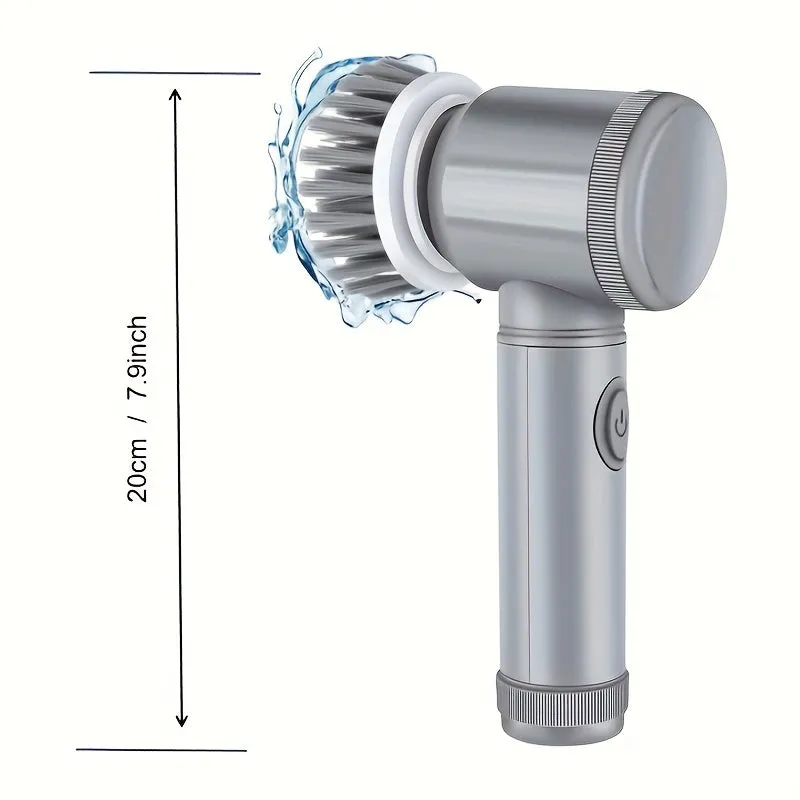 1 Set, Lavapavimenti Elettrico Con Rotazione Da 3 A 6 Testine Sostituibili, Lavapavimenti Da Cucina Senza Fili, Impermeabile IPX
