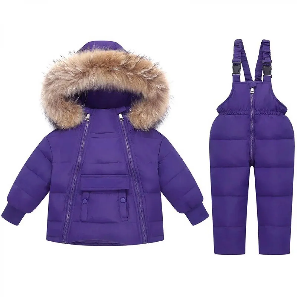 2 pezzi piumino set bambino bambina vestiti tuta bambini abbigliamento invernale cappotto caldo spesso soprabito infantile Snows