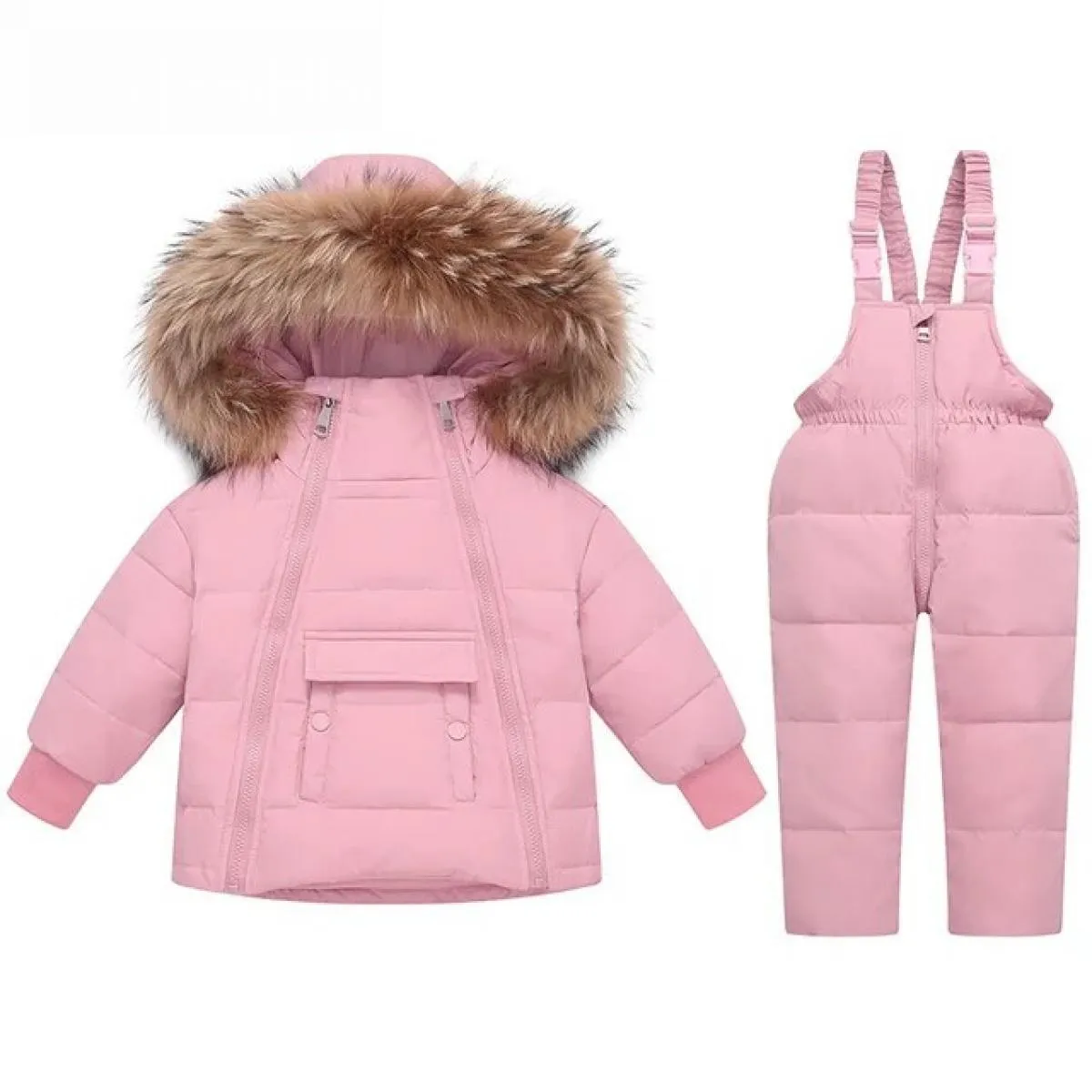 2 pezzi piumino set bambino bambina vestiti tuta bambini abbigliamento invernale cappotto caldo spesso soprabito infantile Snows