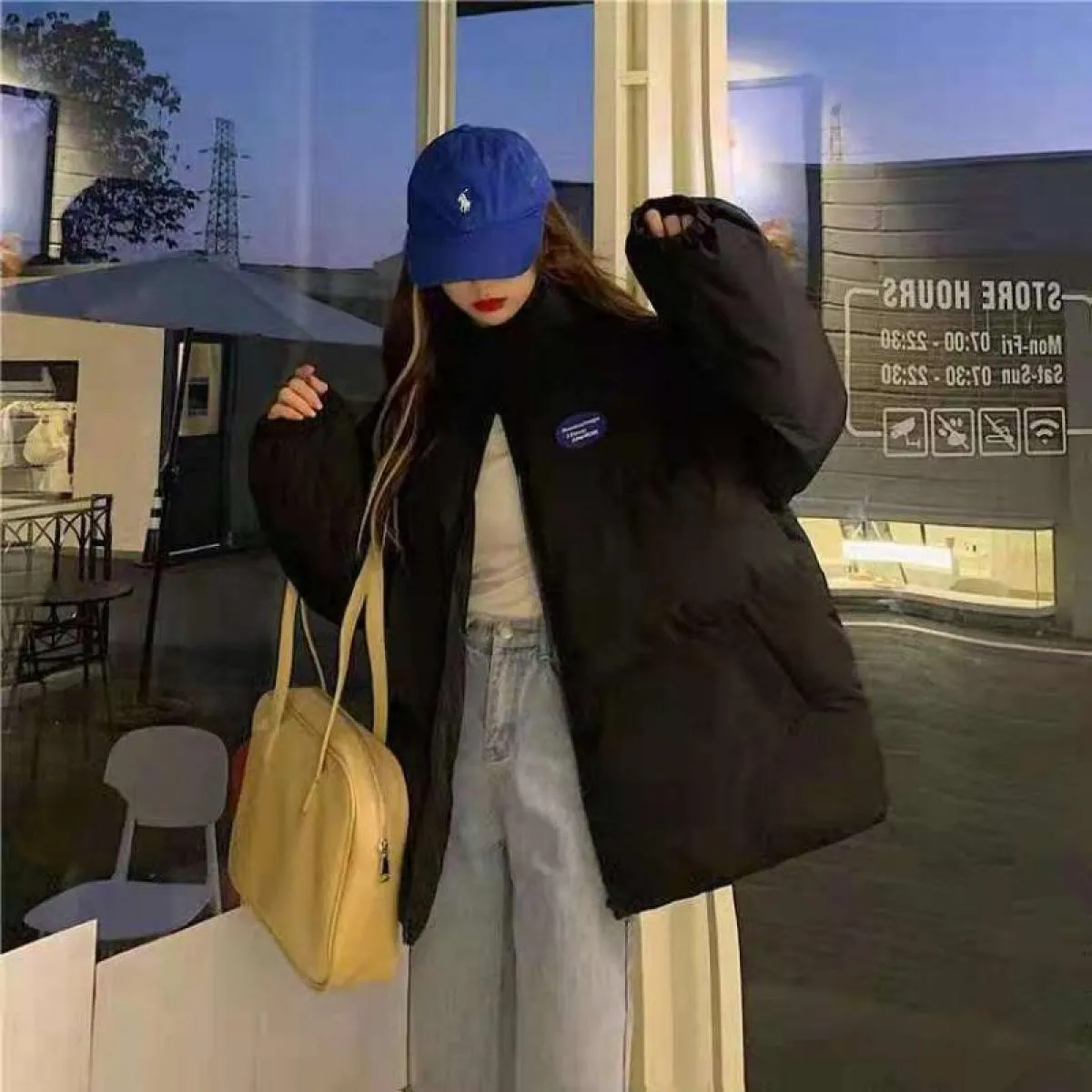 2022 nuovo piumino invernale in cotone da donna cappotto Parka con cappuccio caldo spesso solido femminile moda allentata Casual