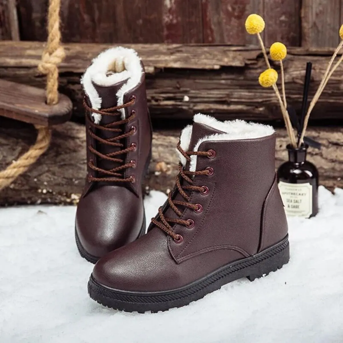 2022 stivali invernali stivali da neve da donna donna nuovi stivali caldi più in velluto di cotone stivali impermeabili calzatur