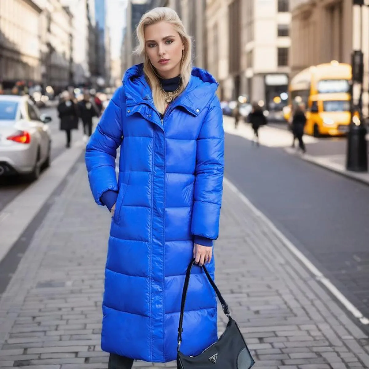 2023 Cappotto lungo invernale da donna Piumino femminile imbottito in cotone con cappuccio Cappotto Parka Mujer Spessore Lady Wa