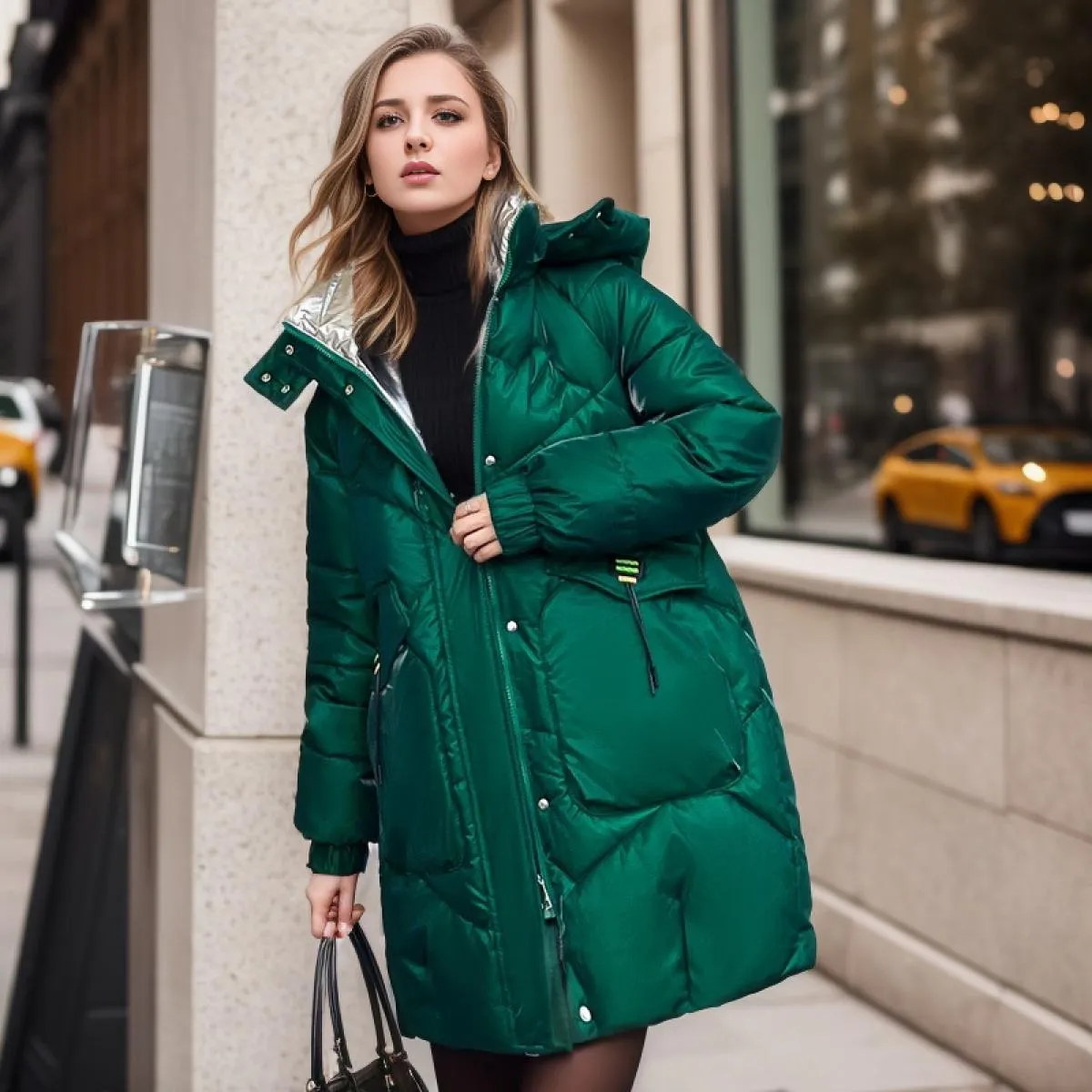 2023 inverno nuovo piumino in cotone cappotto da donna viso luminoso lavaggio sciolto giacca imbottita femminile di grandi dimen