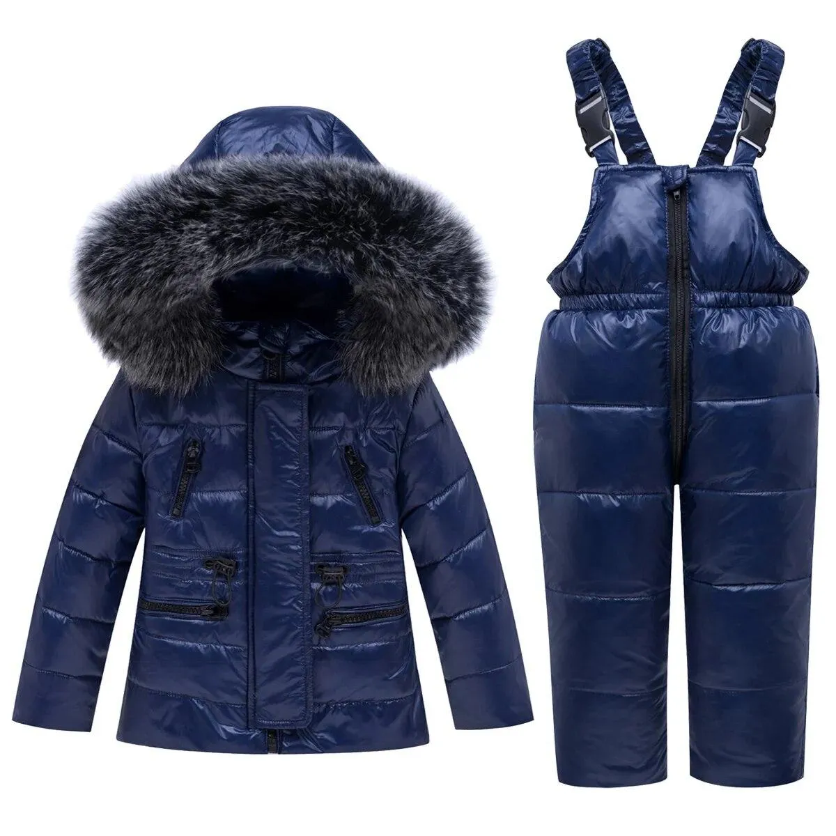2023 Piumino caldo Bambini Completo invernale Ragazzi Cappotto sottile per bambini + Pantaloni Set di abbigliamento per bambini