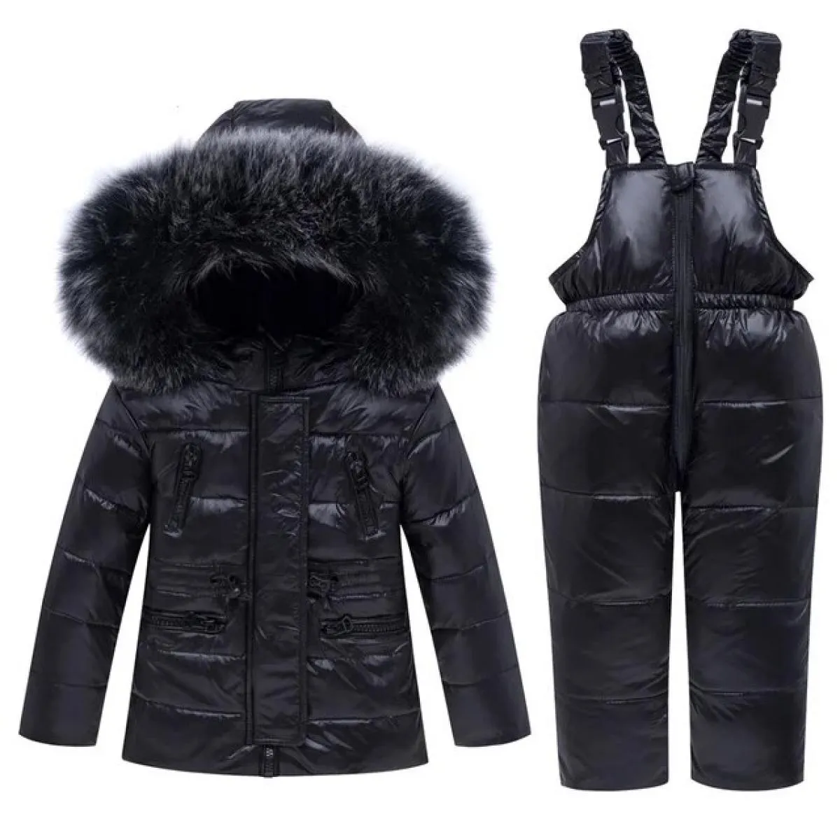 2023 Piumino caldo Bambini Completo invernale Ragazzi Cappotto sottile per bambini + Pantaloni Set di abbigliamento per bambini