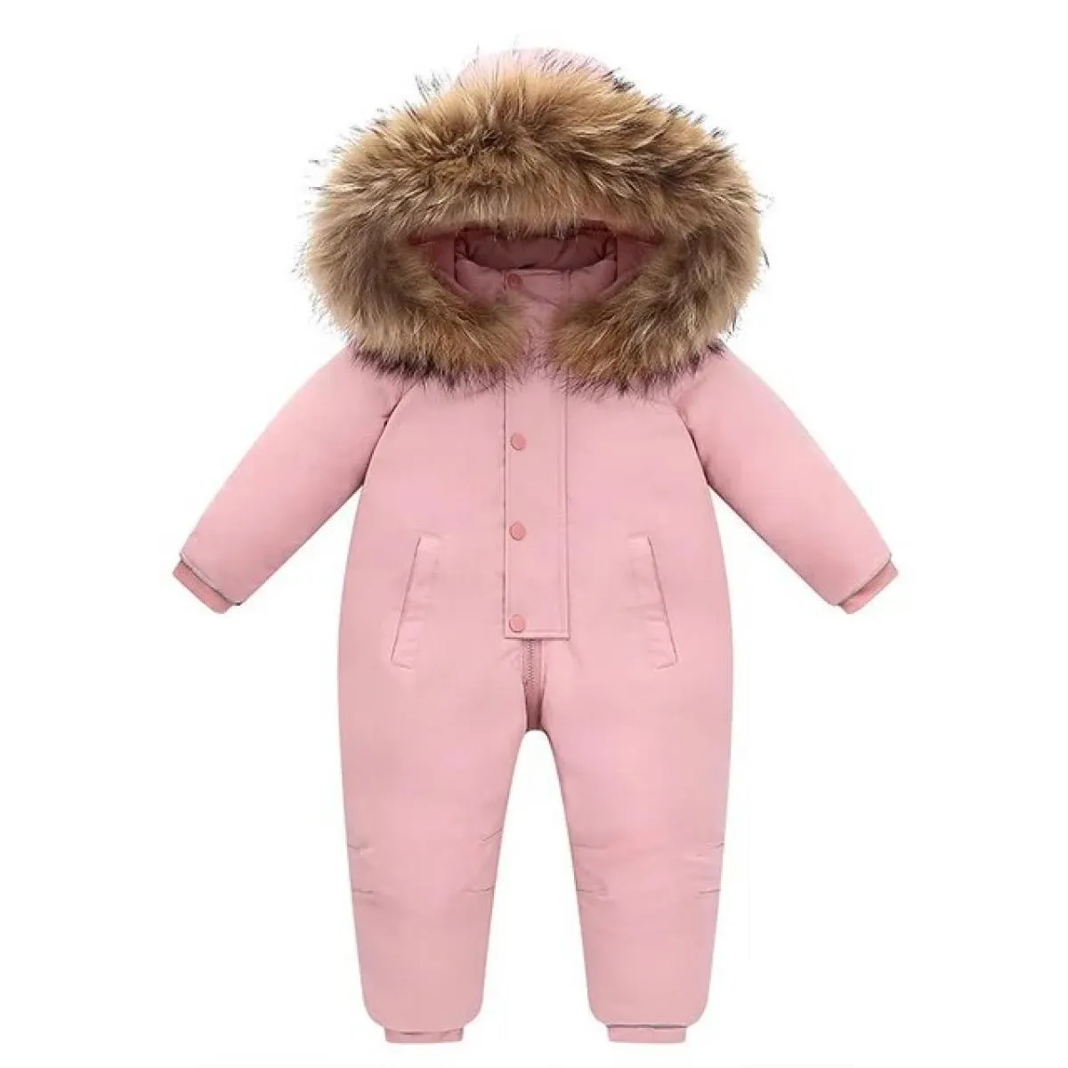 30 Inverno Caldo Snowsuit Ragazzo 90% Piumino D'anatra Cappotto Infantile Vestiti Della Ragazza Del Bambino Tuta Del Capretto 2