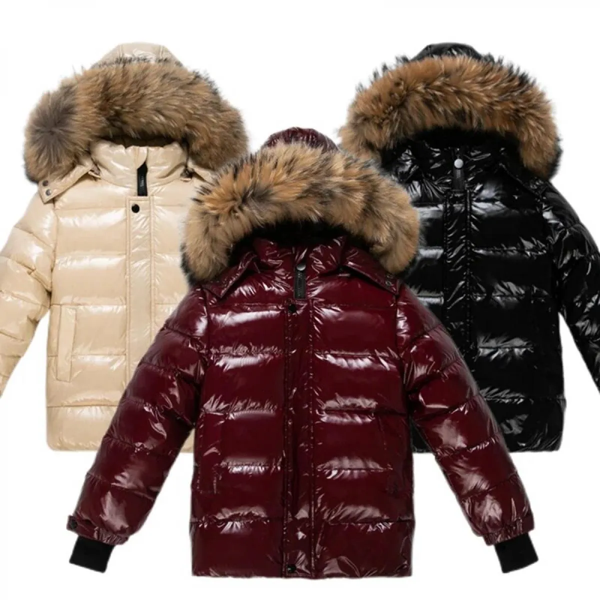 30 Piumino invernale per ragazze nuove per vestiti per ragazzi 2 8 Y Abbigliamento per bambini Addensare Capispalla e cappotti P