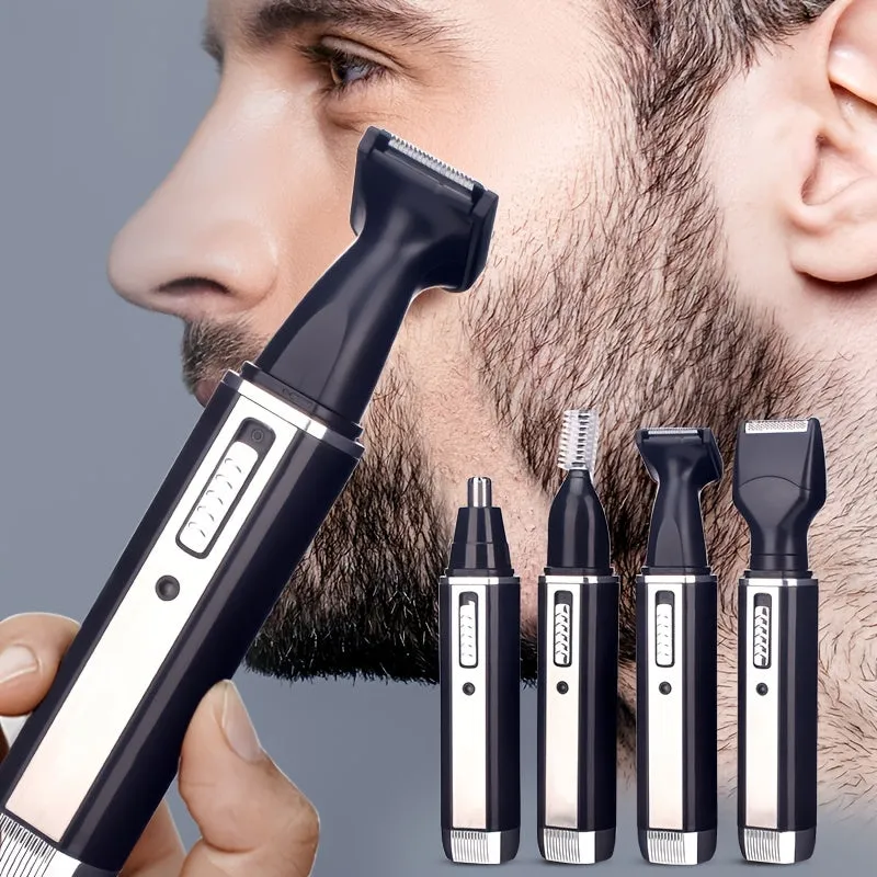 4 In 1 Rasoio Elettrico Per Uomo Donna, Rasoio Ricaricabile Impermeabile Indolore Epilatore