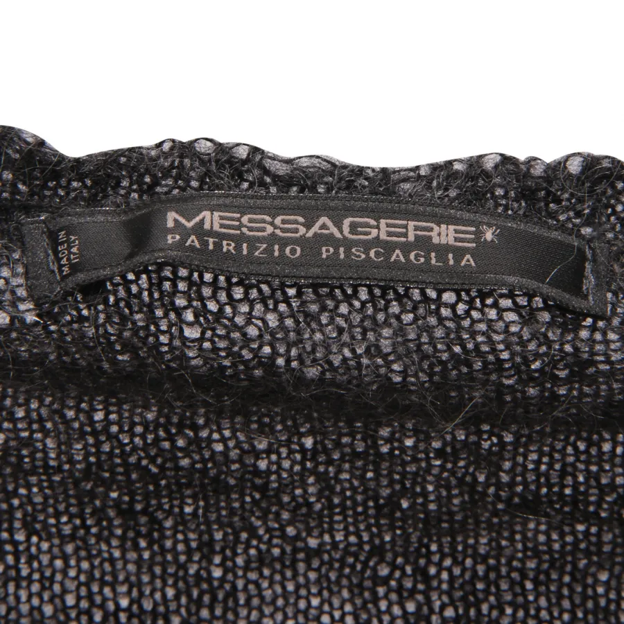 4484AT maglione uomo MESSAGERIE man v-neck mohair sweater