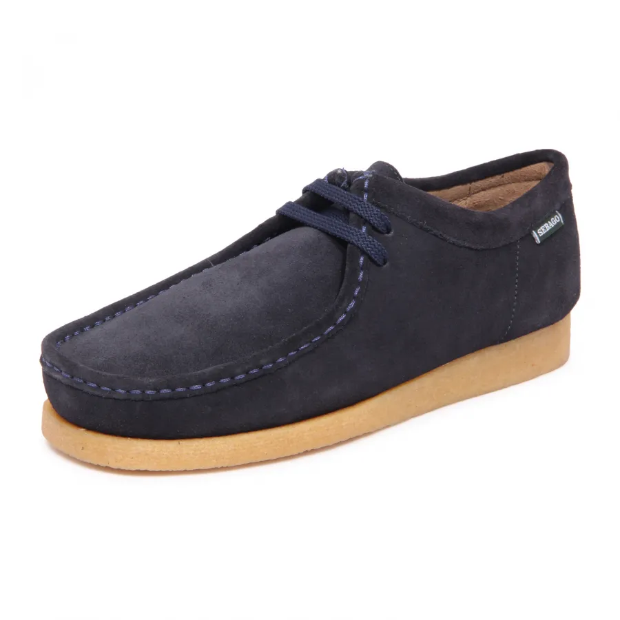 5927AU SCARPA UOMO SEBAGO CAMPSIDES KOALA MAN SHOES BLUE