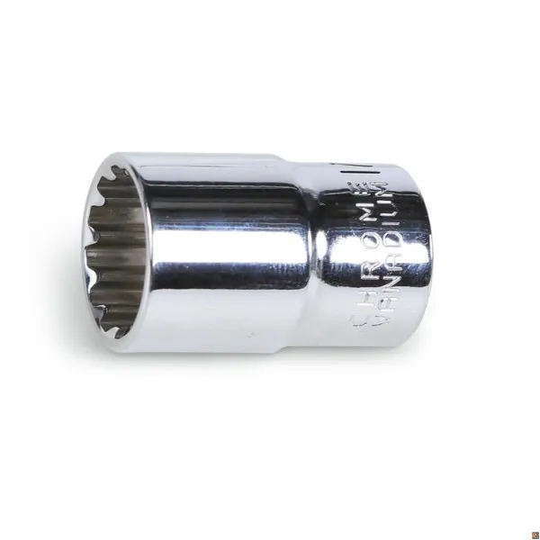 920U/C17M - assortimento di 17 chiavi a bussola multimpronta e 5 accessori in termoformato morbido, in cassetta di lamiera BETA 