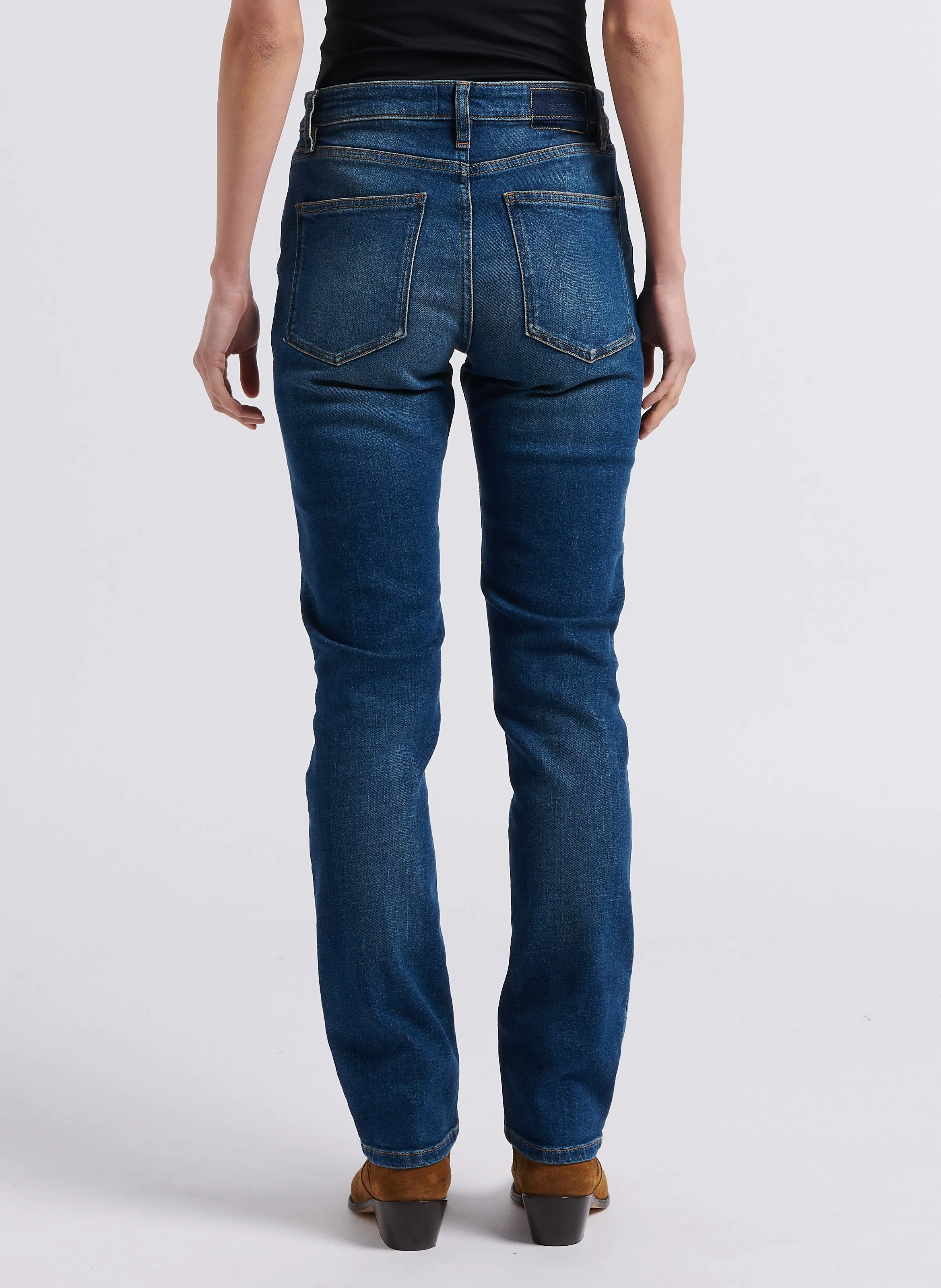  ACQUAVERDE   DIAMOND - Jeans dritti in misto cotone | Blu