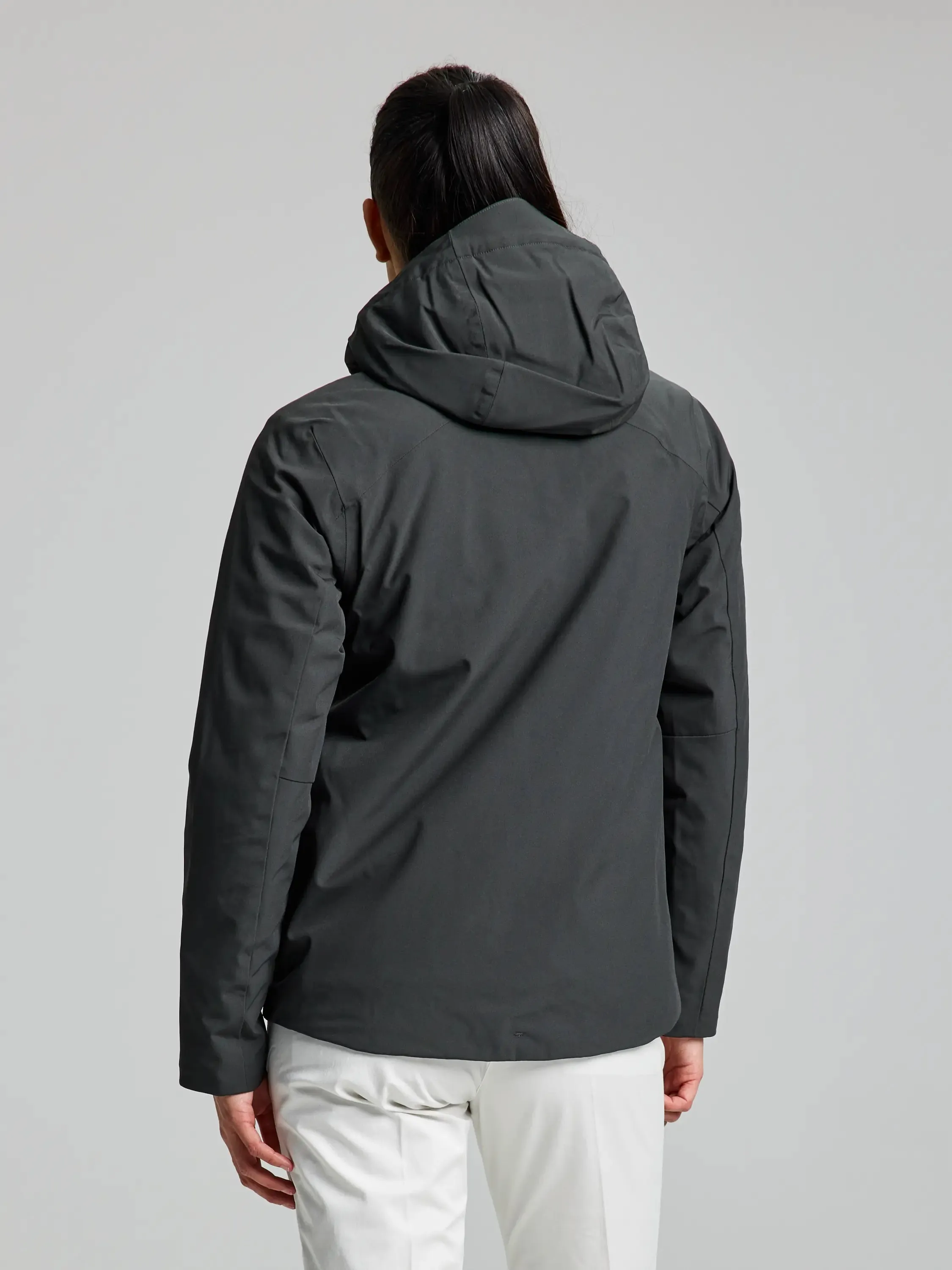   ACTIVE WOMAN HOODED INSULATED JACKET CL  