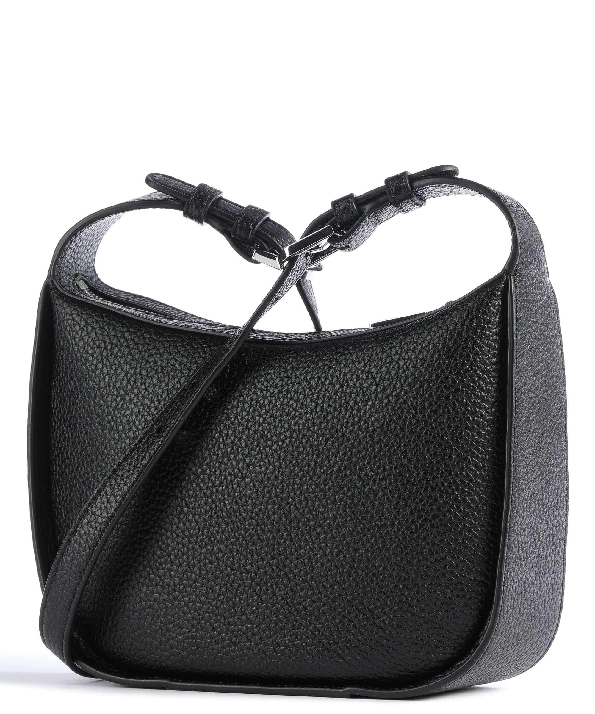  Aigner Ivy S Borsa a tracolla pelle di vacchetta grana nero  
