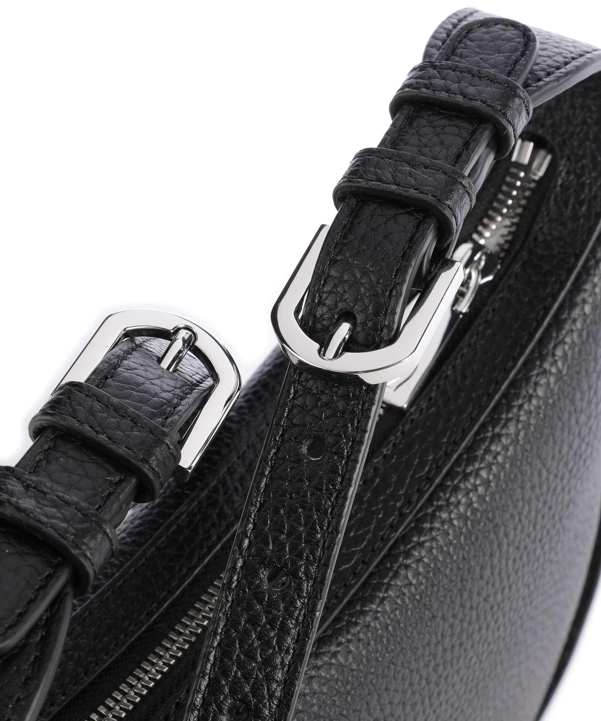  Aigner Ivy S Borsa a tracolla pelle di vacchetta grana nero  