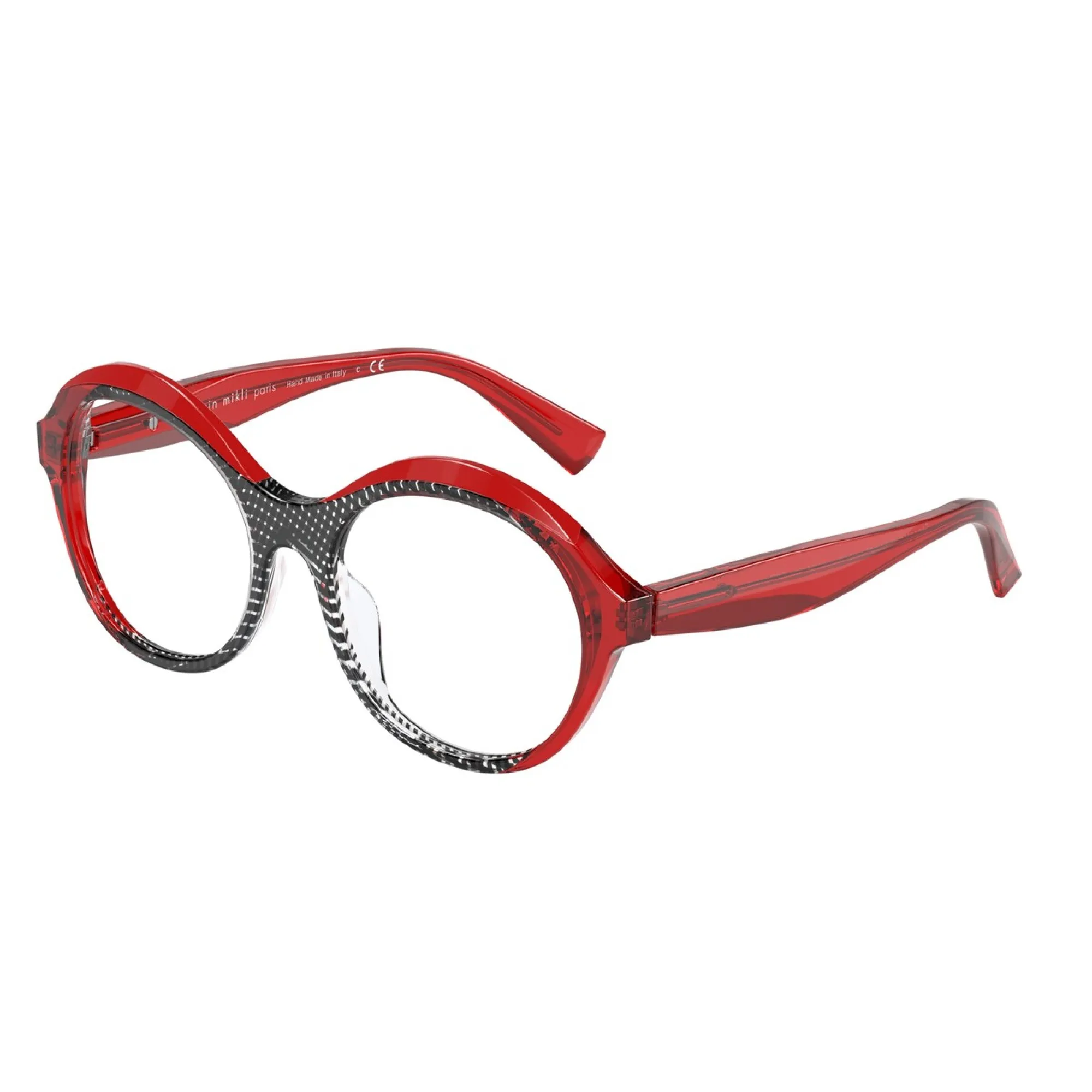   Alain Mikli A0 3118 Floretta 007 Rete Nero/rosso Trasp/rosso | Occhiale Da Vista Donna 