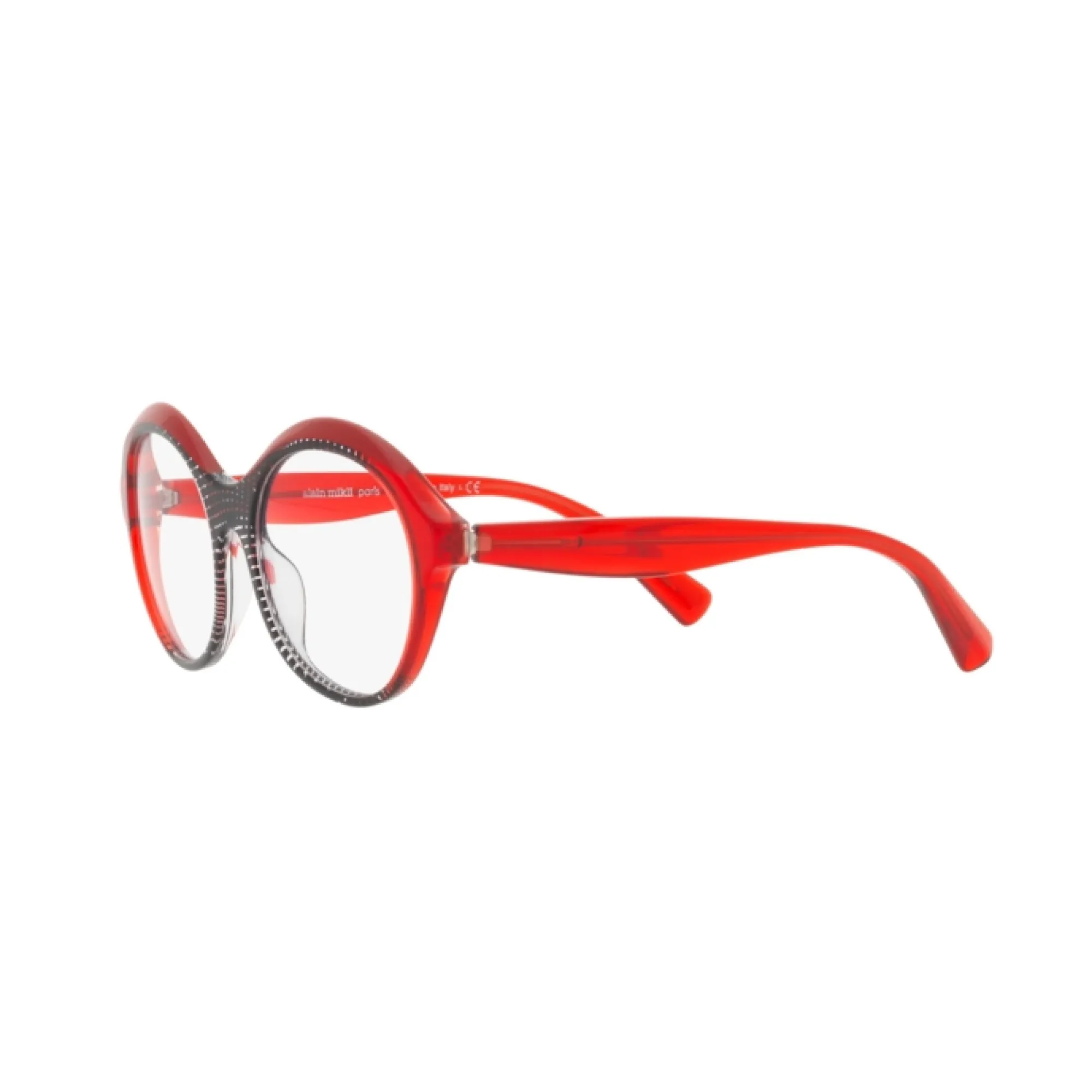   Alain Mikli A0 3118 Floretta 007 Rete Nero/rosso Trasp/rosso | Occhiale Da Vista Donna 
