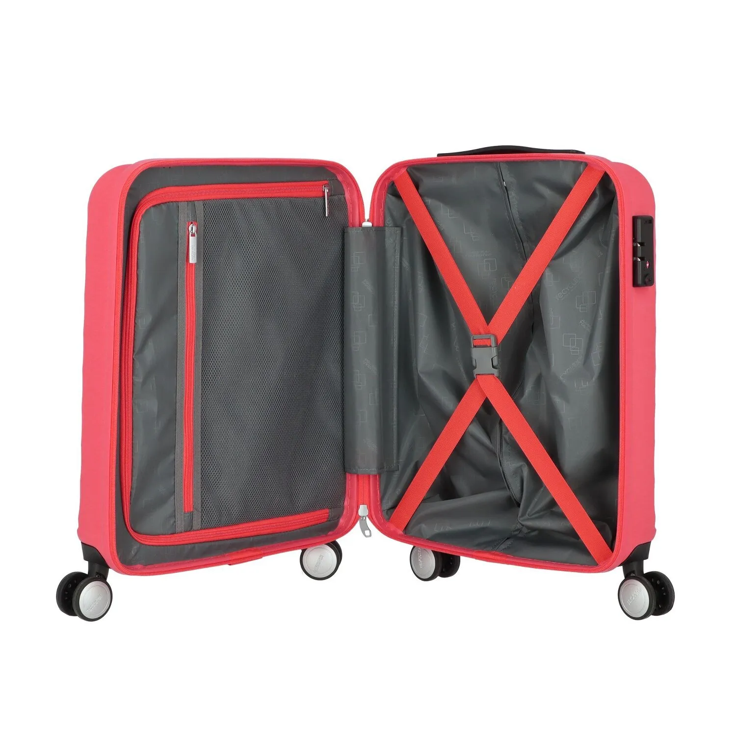American Tourister Summer Square 4 ruote Carrello della cabina 55 cm