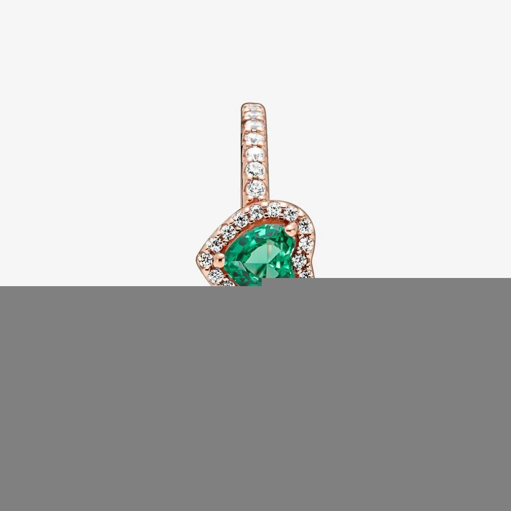 Anello Pandora Cuore in Rilievo Verde 188421C03