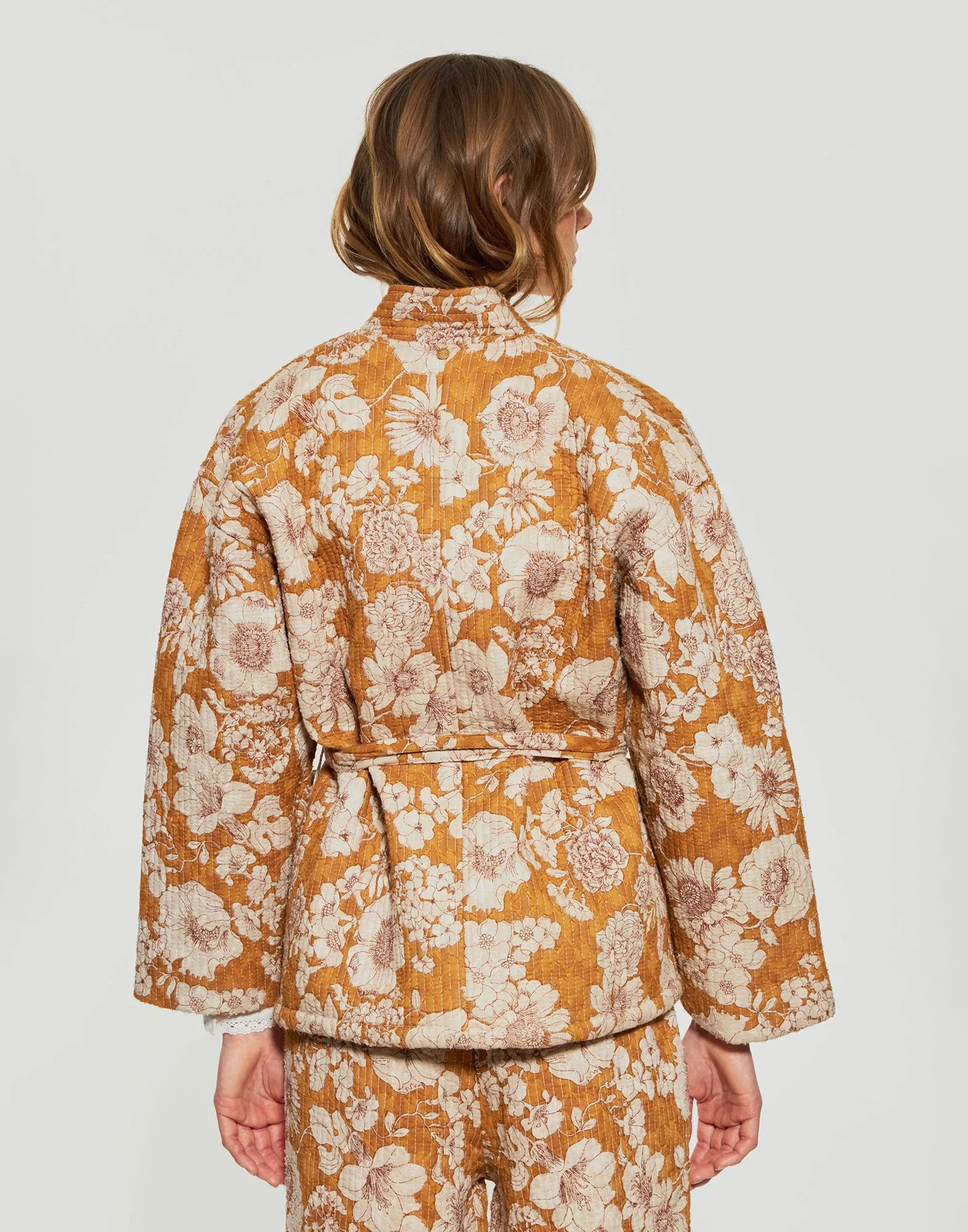 ANTIK BATIK Giacca Kimono Stampata Leonie