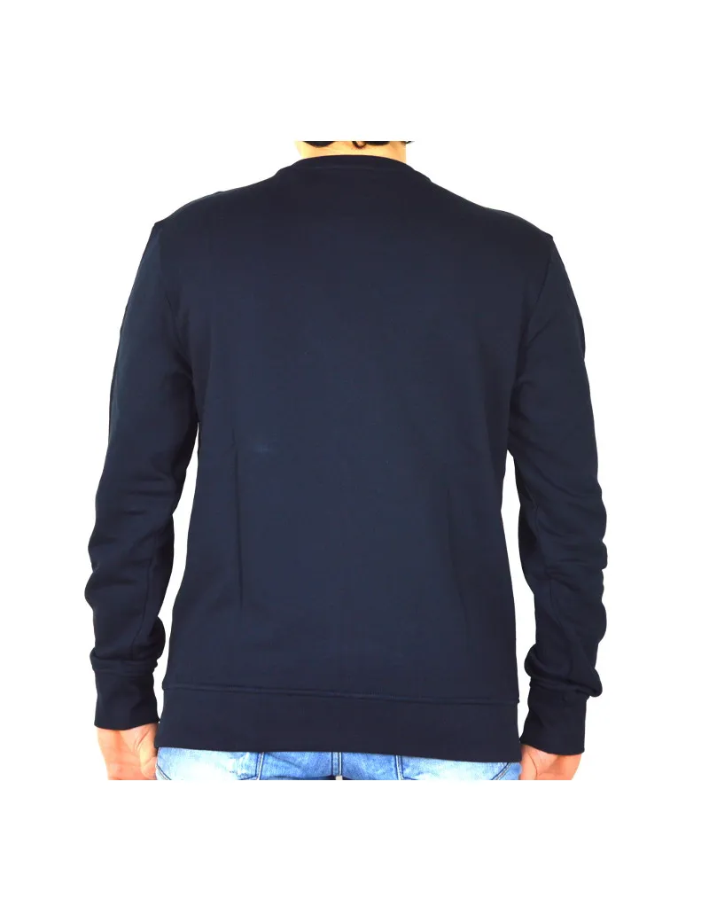 ARMANI EXCHANGE maglia uomo felpa girocollo blu 8nzm93