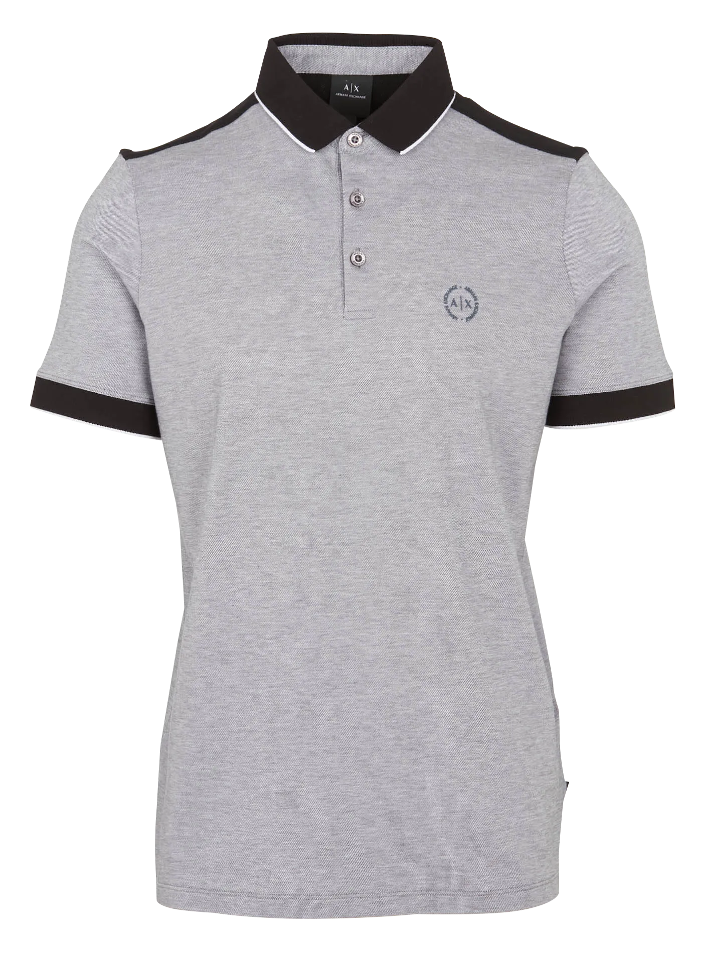  ARMANI EXCHANGE   Polo regular fit in cotone | Nero