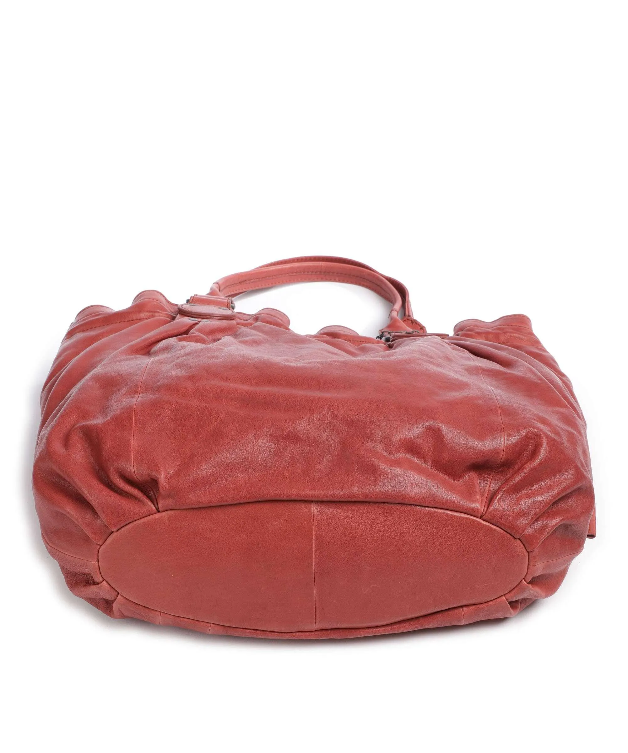  Aunts & Uncles Coffee Klatsch Susan Borsa shopper pelle granulata rosso  