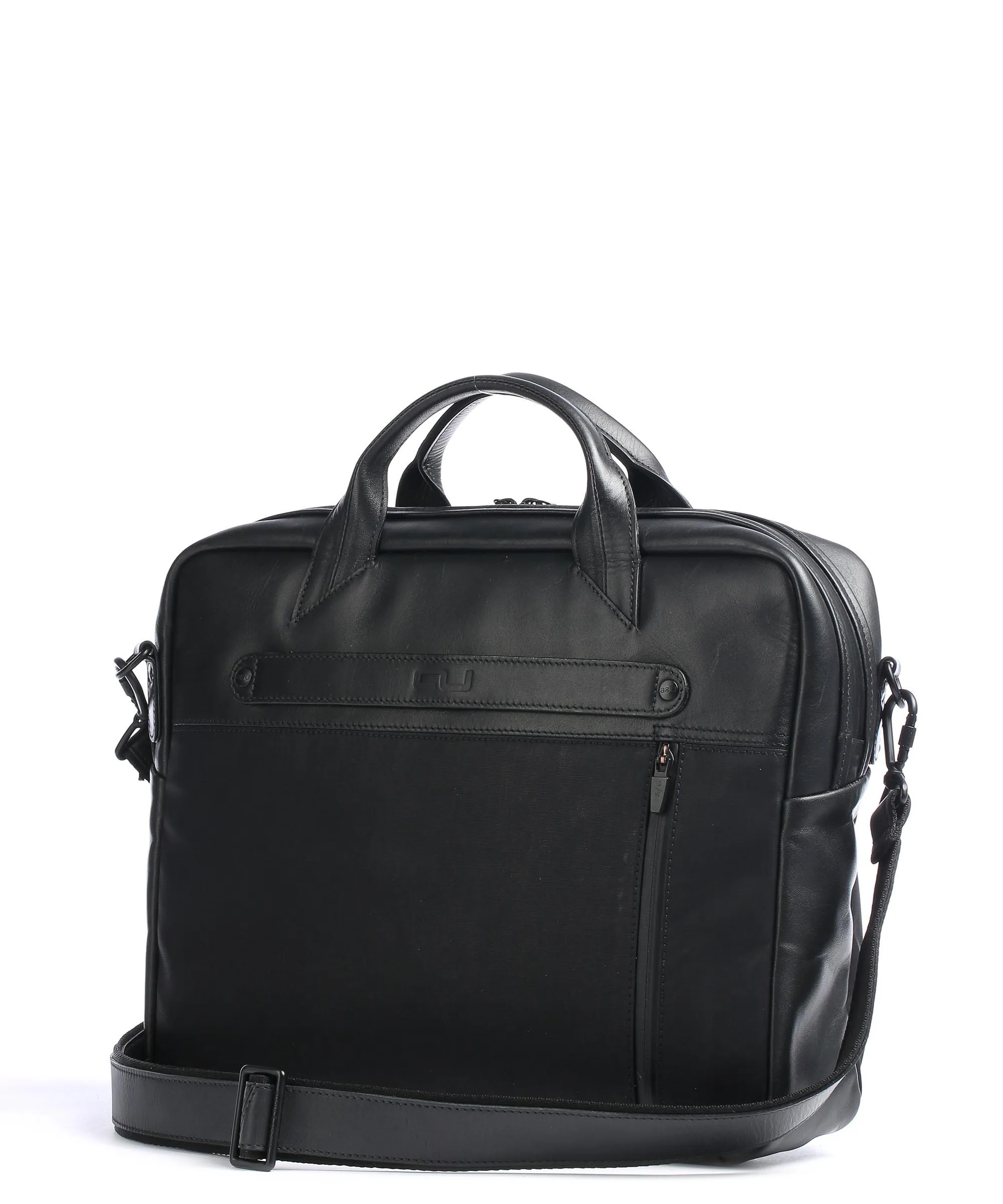  Aunts & Uncles Fusion Naoki Cartella 15″ cotone, pelle nero  