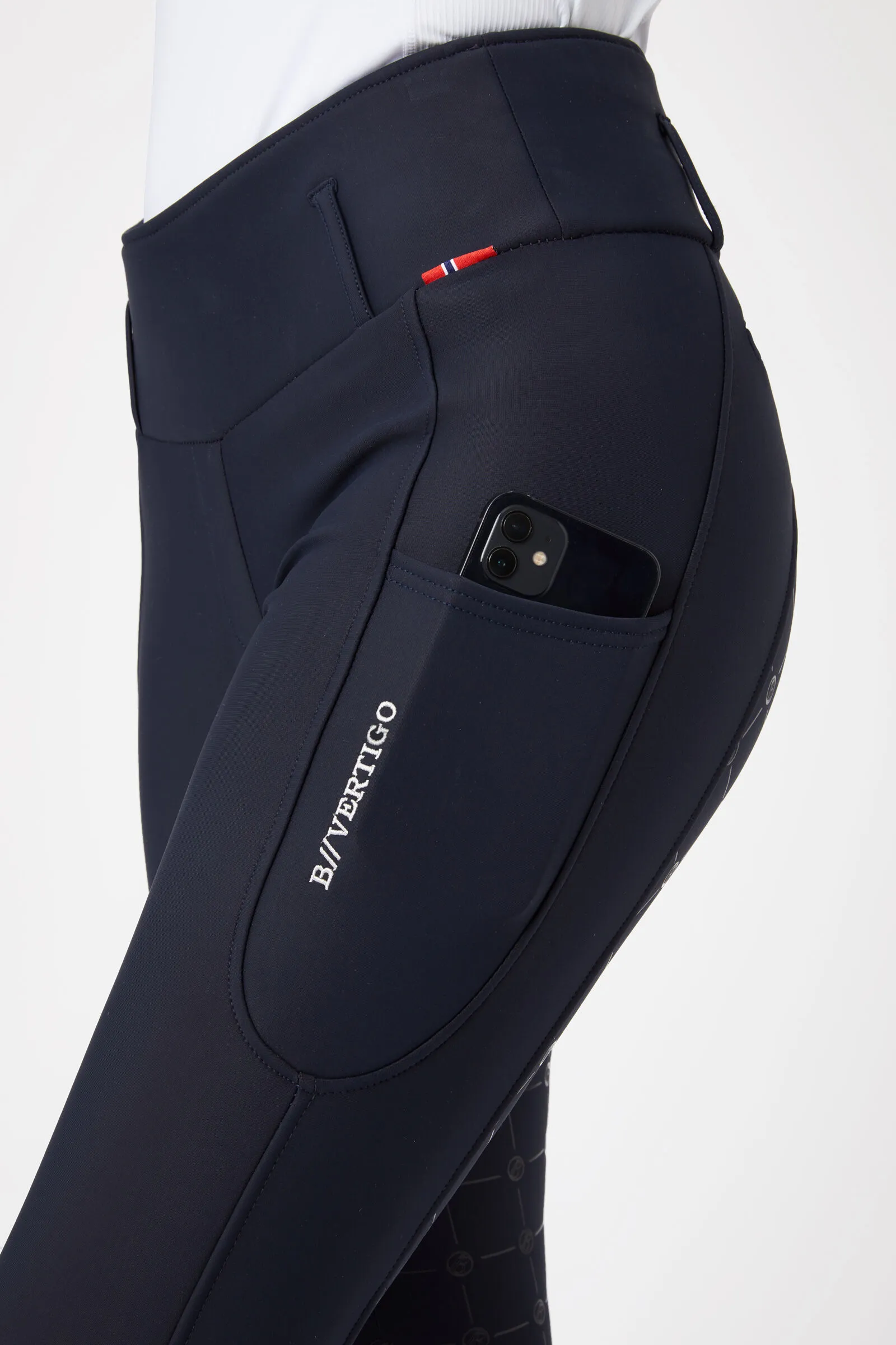 B Vertigo Aurelia Leggins da equitazione da donna termici con full seat