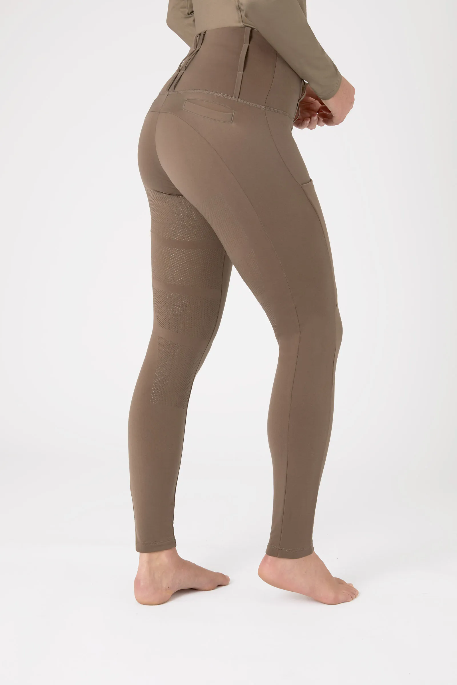 B Vertigo Luisa Leggins termici da equitazione a vita alta per donna