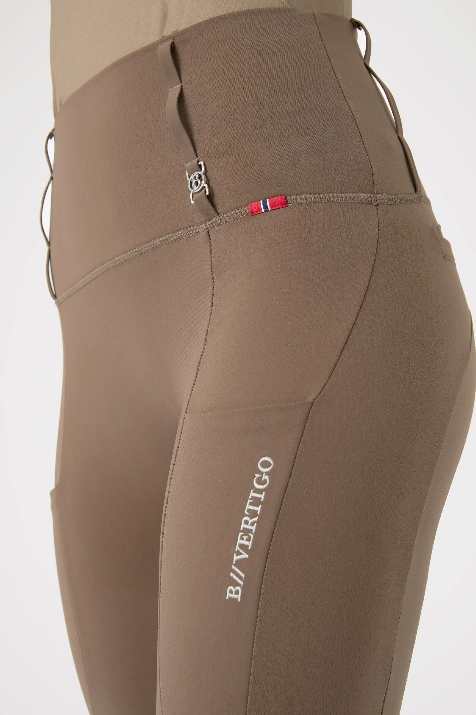 B Vertigo Luisa Leggins termici da equitazione a vita alta per donna