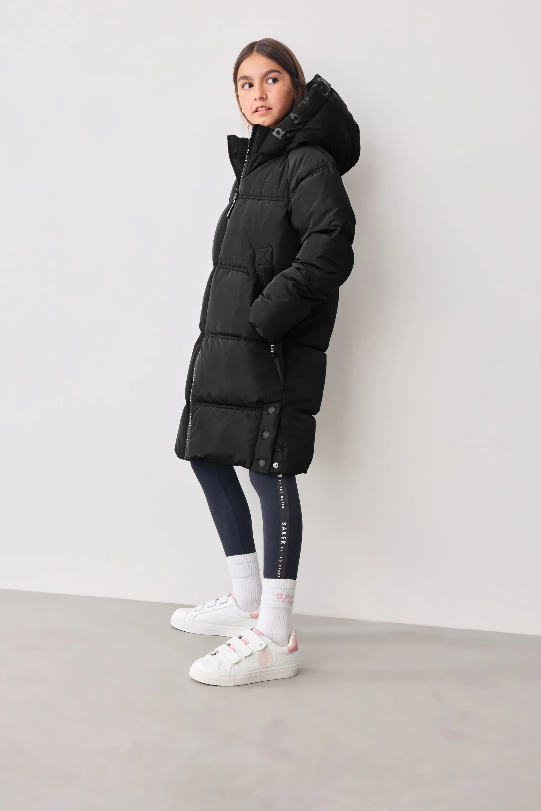 Baker by Ted Baker Antipioggia Cappotto Imbottito Lungo    