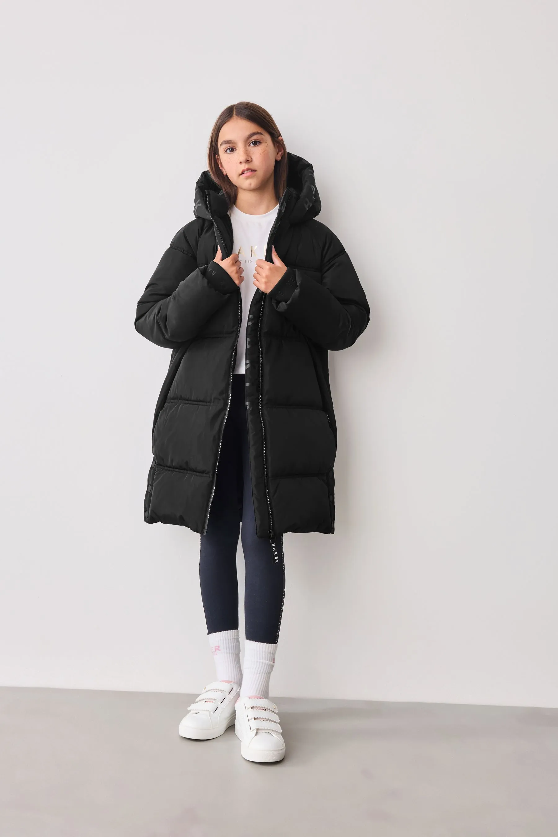 Baker by Ted Baker Antipioggia Cappotto Imbottito Lungo    