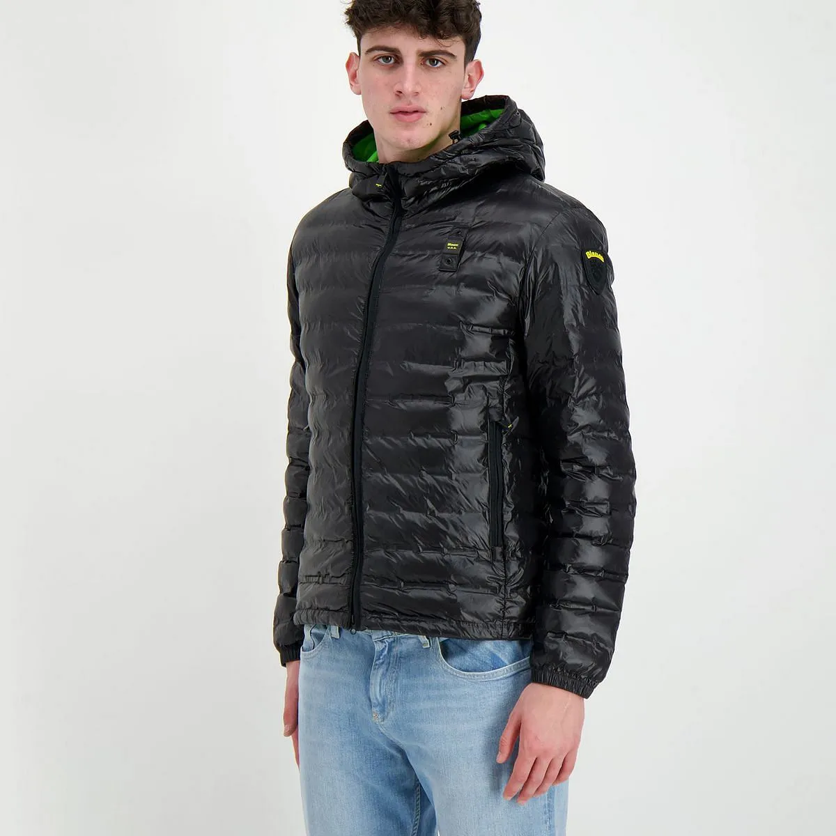      BLAUER PIUMINO CON CAPPUCCIO ECO  