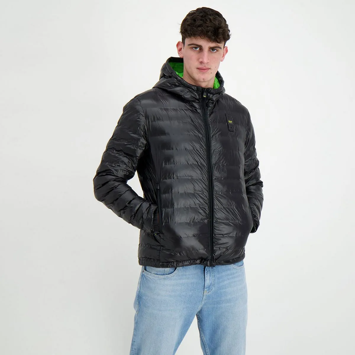      BLAUER PIUMINO CON CAPPUCCIO ECO  