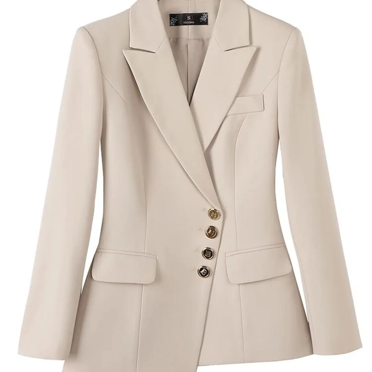Blazer da donna Giacca cappotto rosa Blazer rosa Blazer rosa professionale Giacche formali Blazer