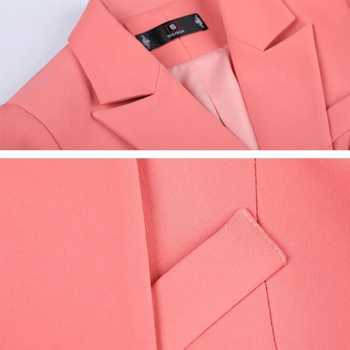 Blazer da donna Giacca cappotto rosa Blazer rosa Blazer rosa professionale Giacche formali Blazer