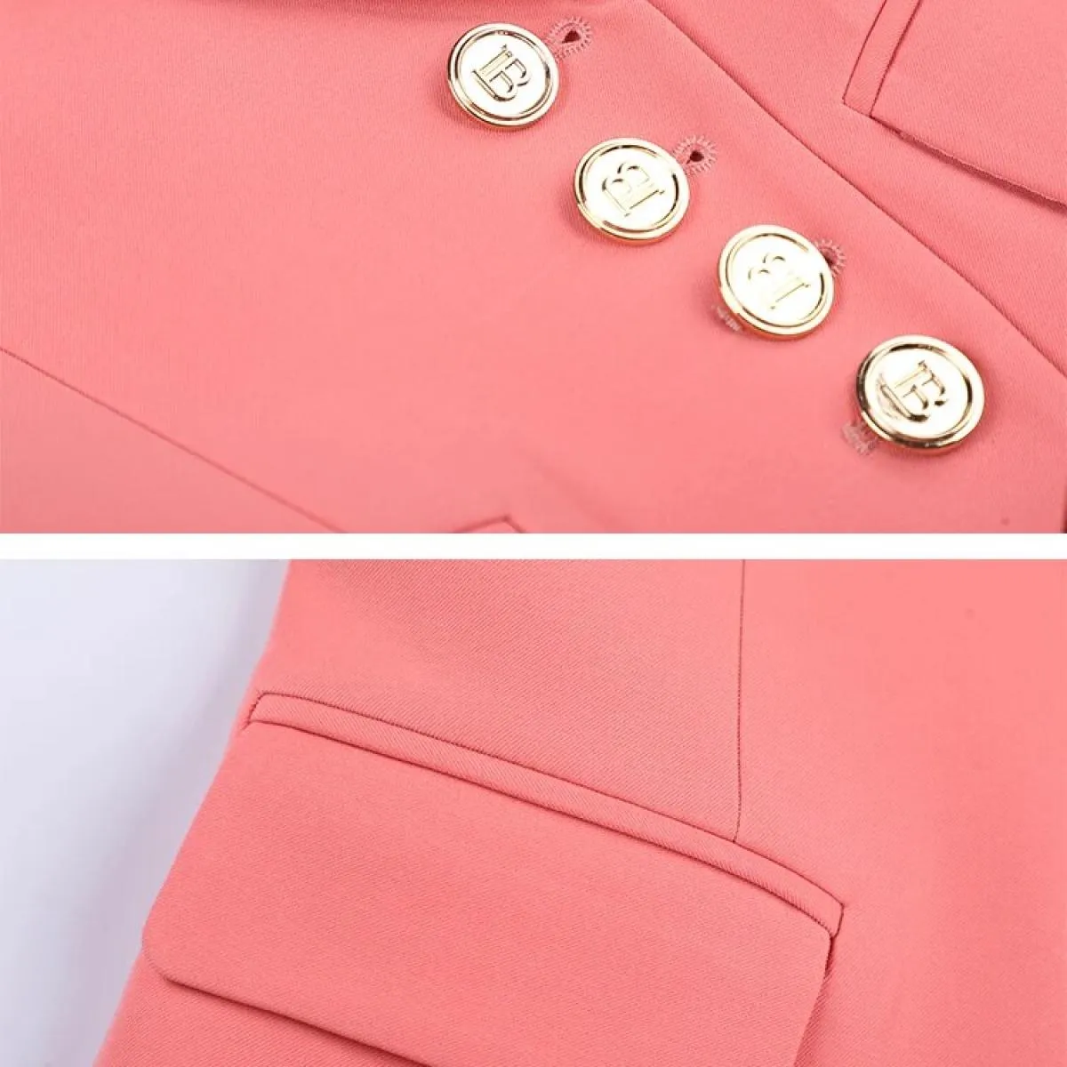 Blazer da donna Giacca cappotto rosa Blazer rosa Blazer rosa professionale Giacche formali Blazer
