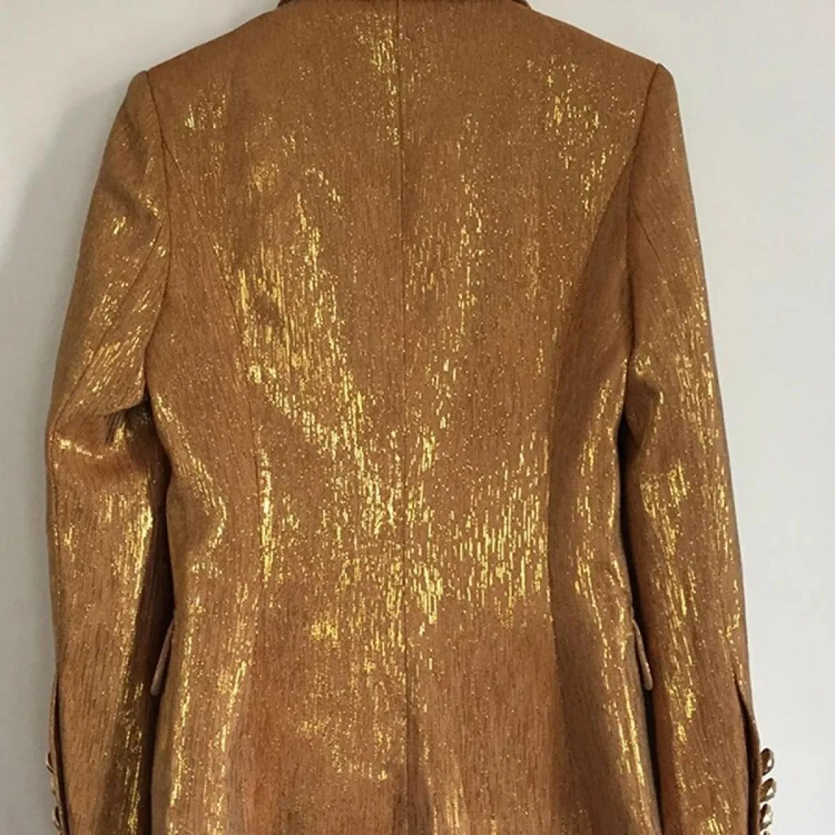 Blazer Donna Bottone Oro Giacca Blazer Oro Giacca Donna Blazer Oro Giacca Donna Alta