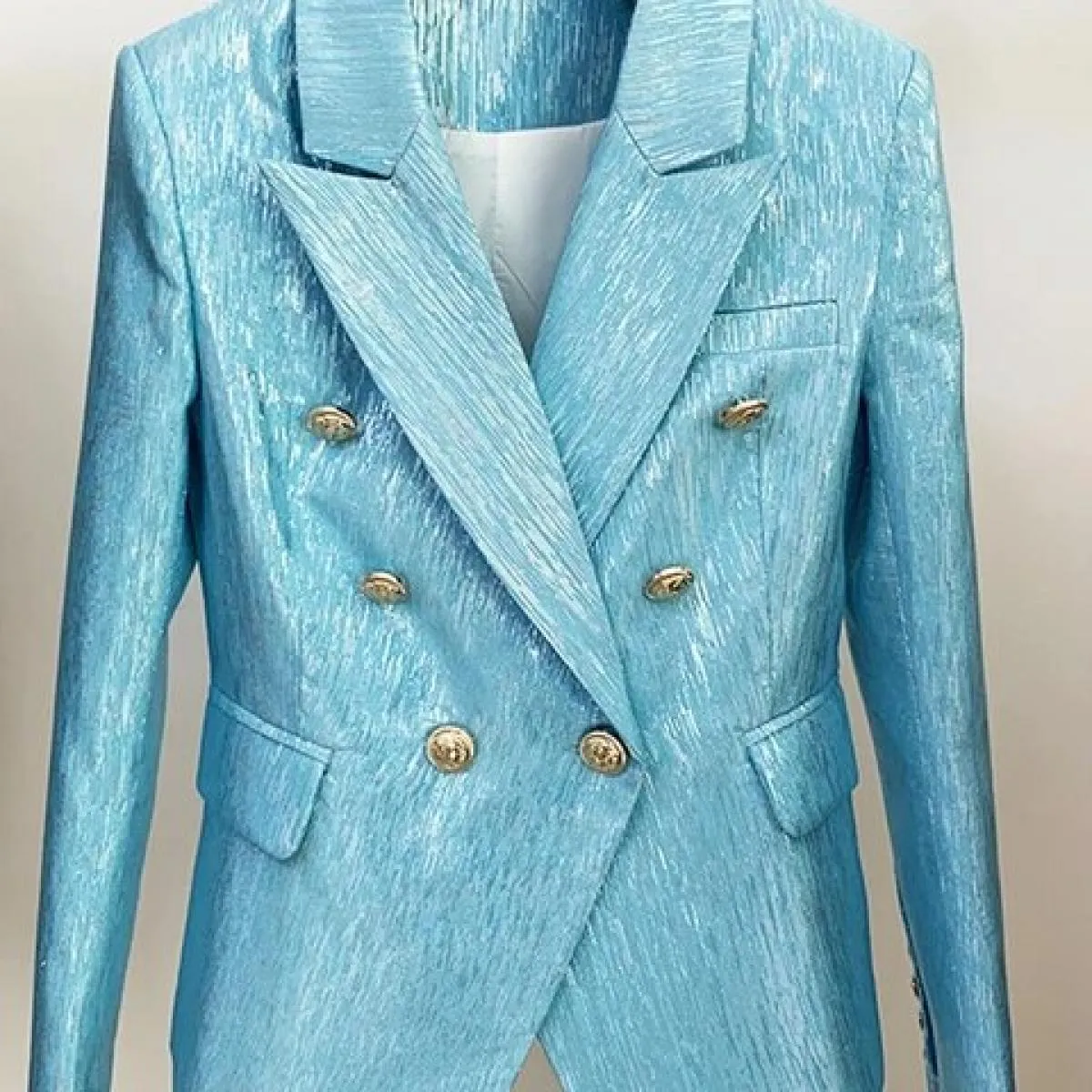 Blazer Donna Bottone Oro Giacca Blazer Oro Giacca Donna Blazer Oro Giacca Donna Alta