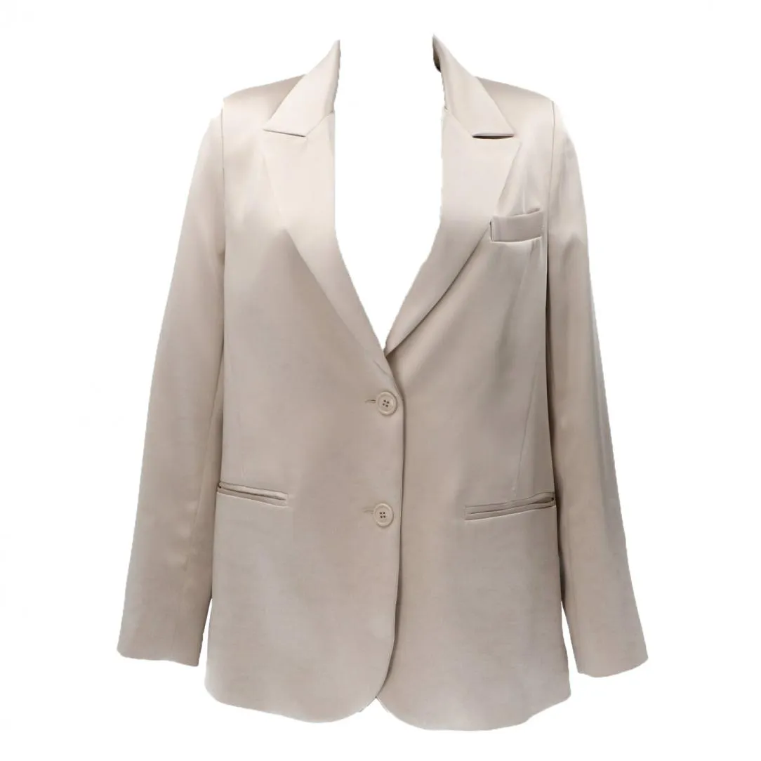 BLAZER IN RASO 91261 Beige