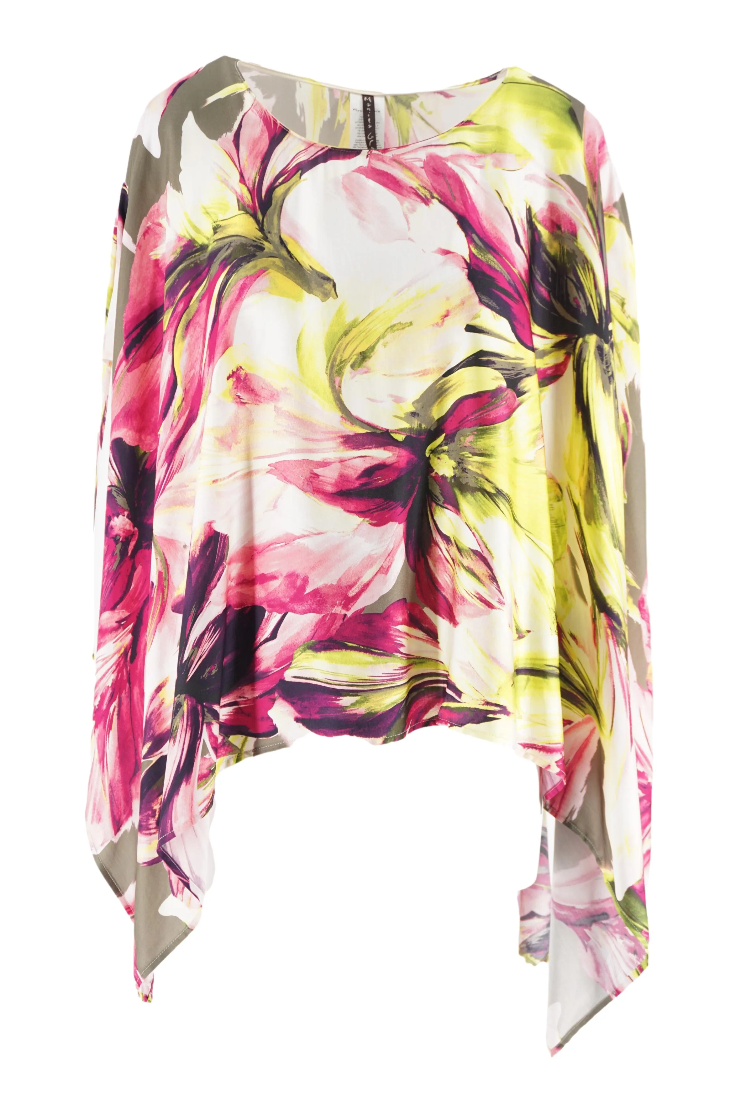 Blouse with Manila Grace Pattern / Fuchsia