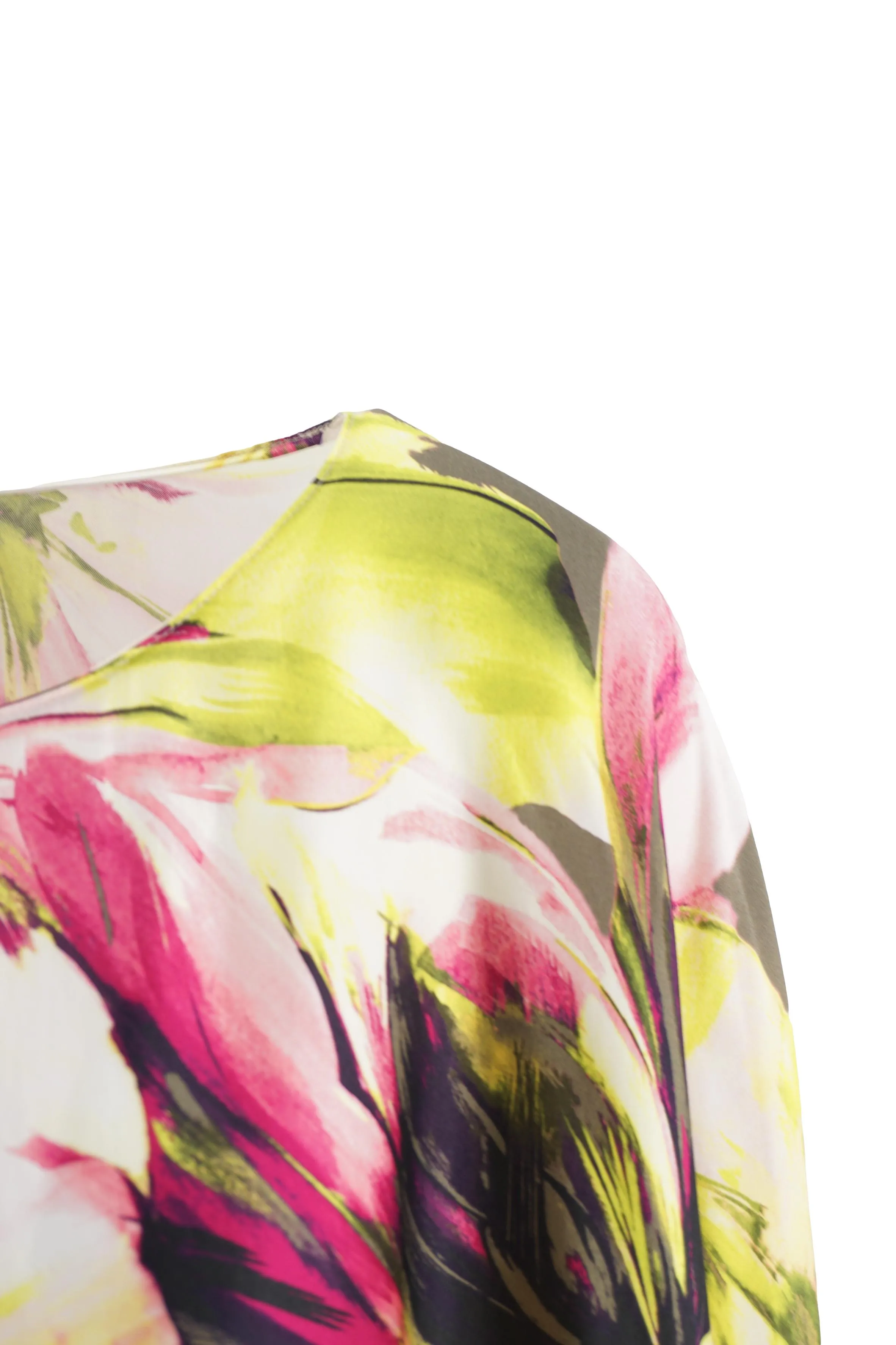 Blouse with Manila Grace Pattern / Fuchsia