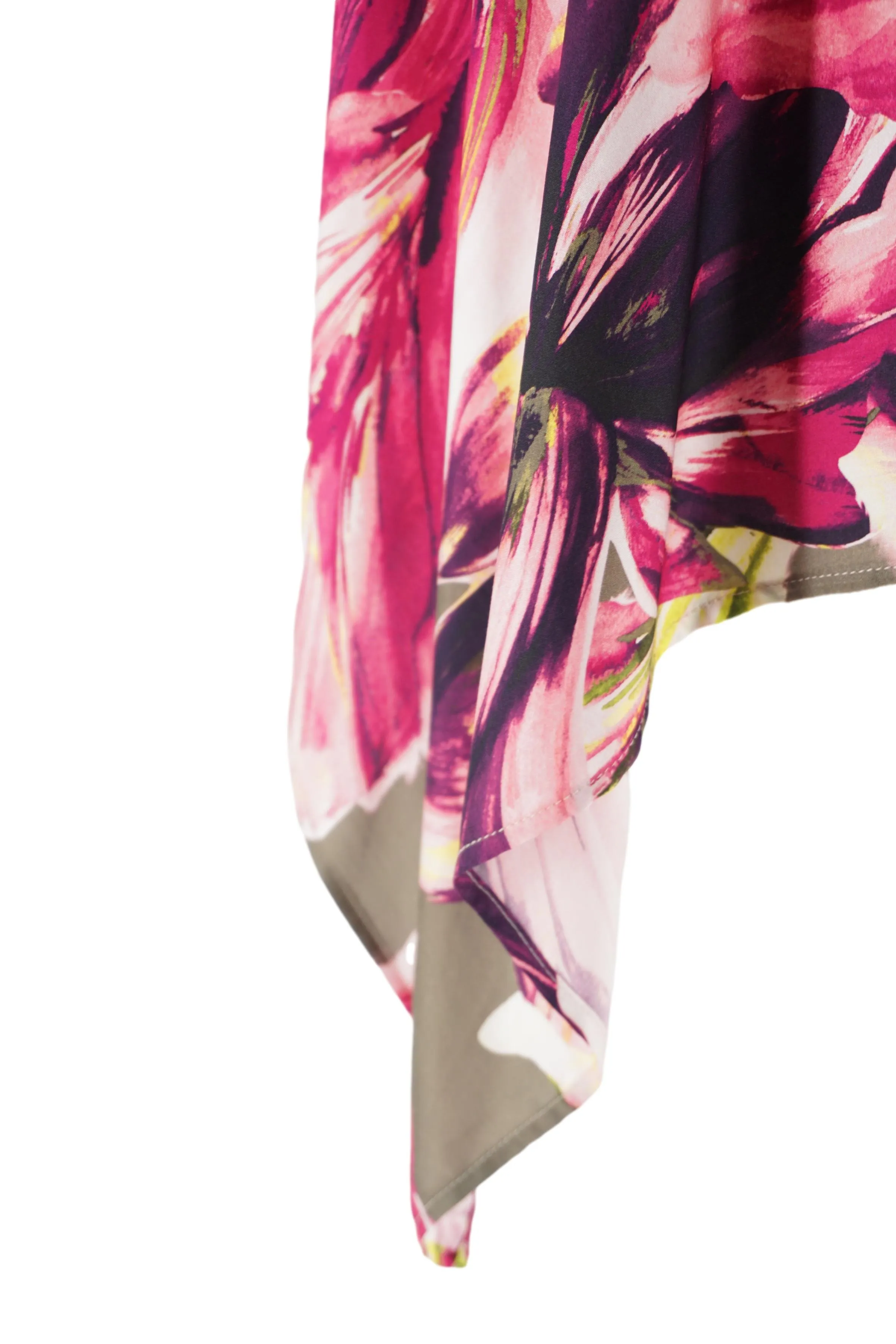 Blouse with Manila Grace Pattern / Fuchsia