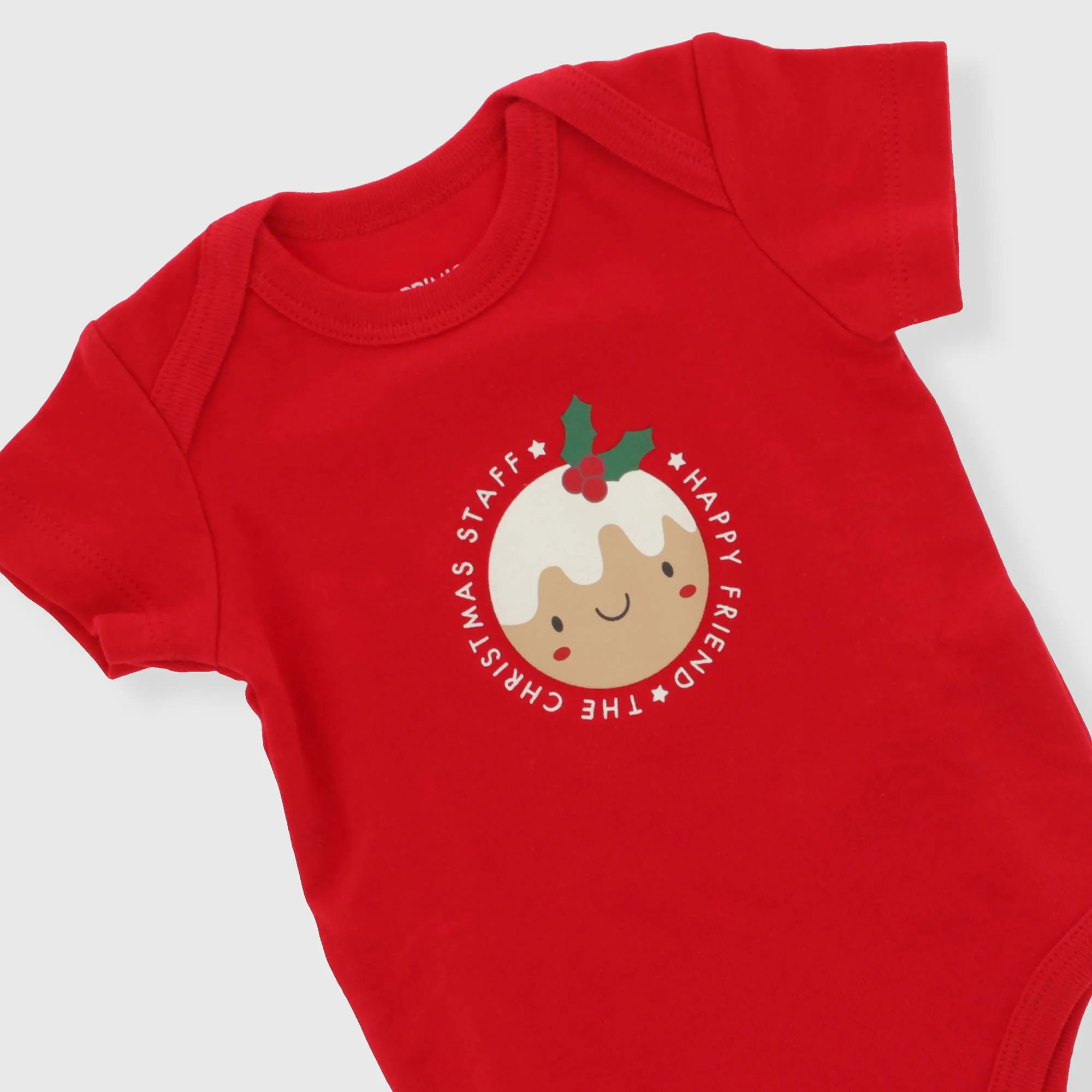 Body in caldo cotone da neonato, ROSSO            