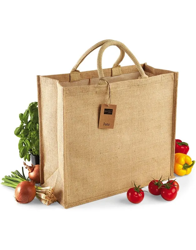 Borsa shopping in iuta di iuta