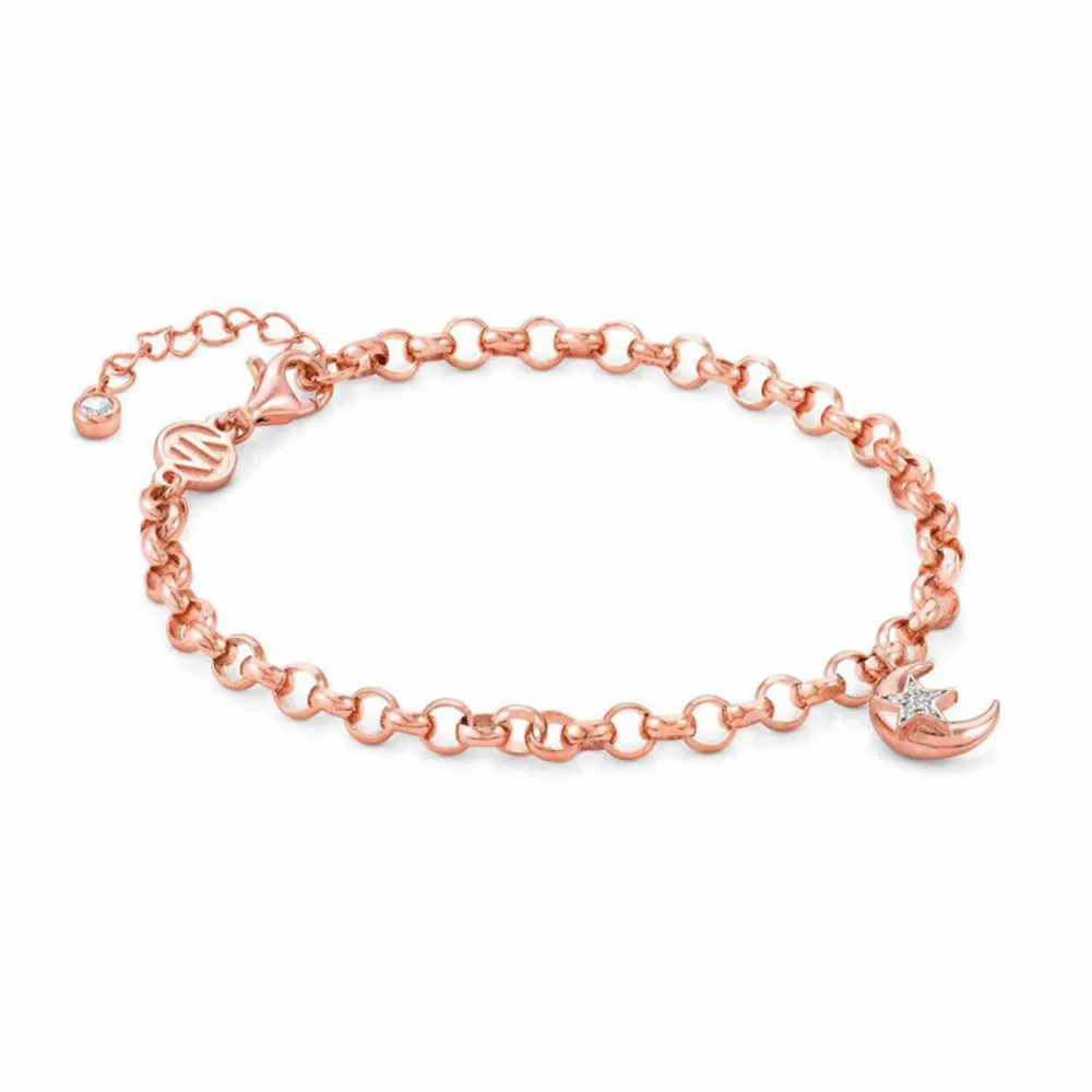 Bracciale Donna Argento Rose Sweerrock ed Romance Luna Nomination