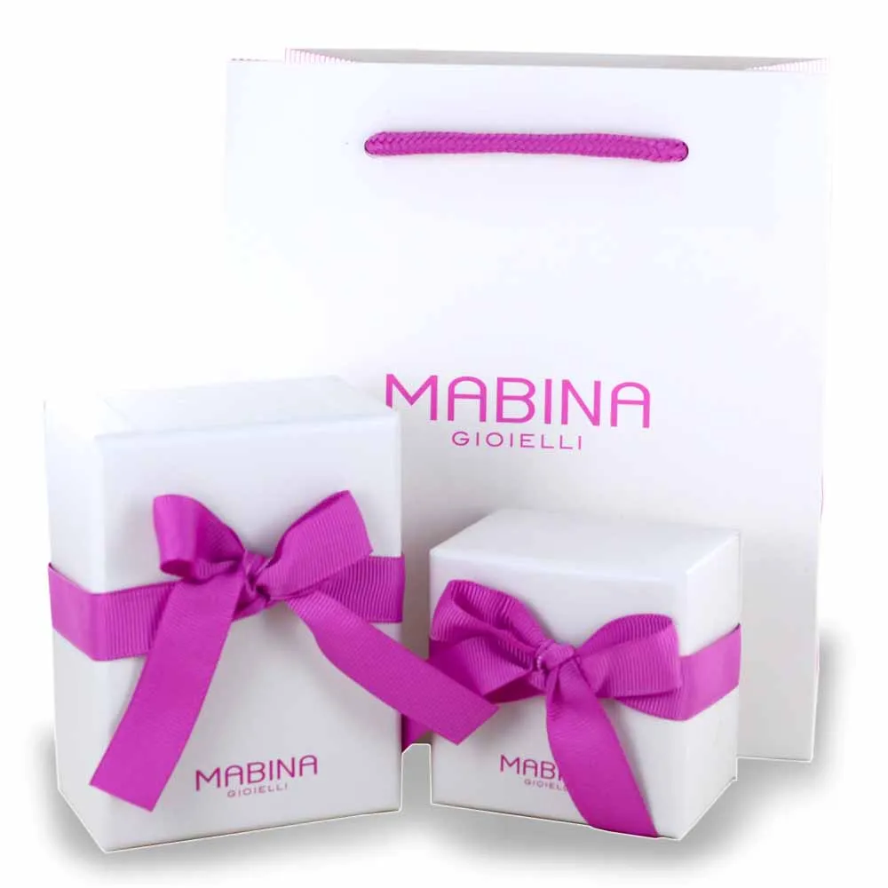 Bracciale Donna Mabina in Argento Quadrifoglio con perle