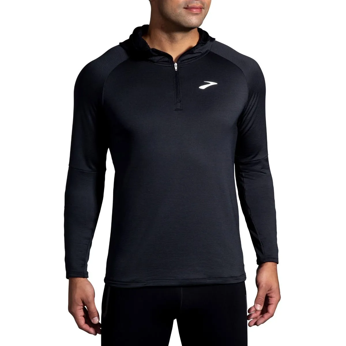 brooks Maglia notch thermal hoodie