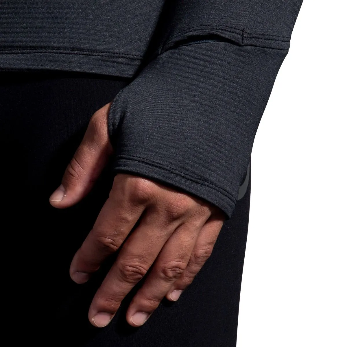 brooks Maglia notch thermal hoodie